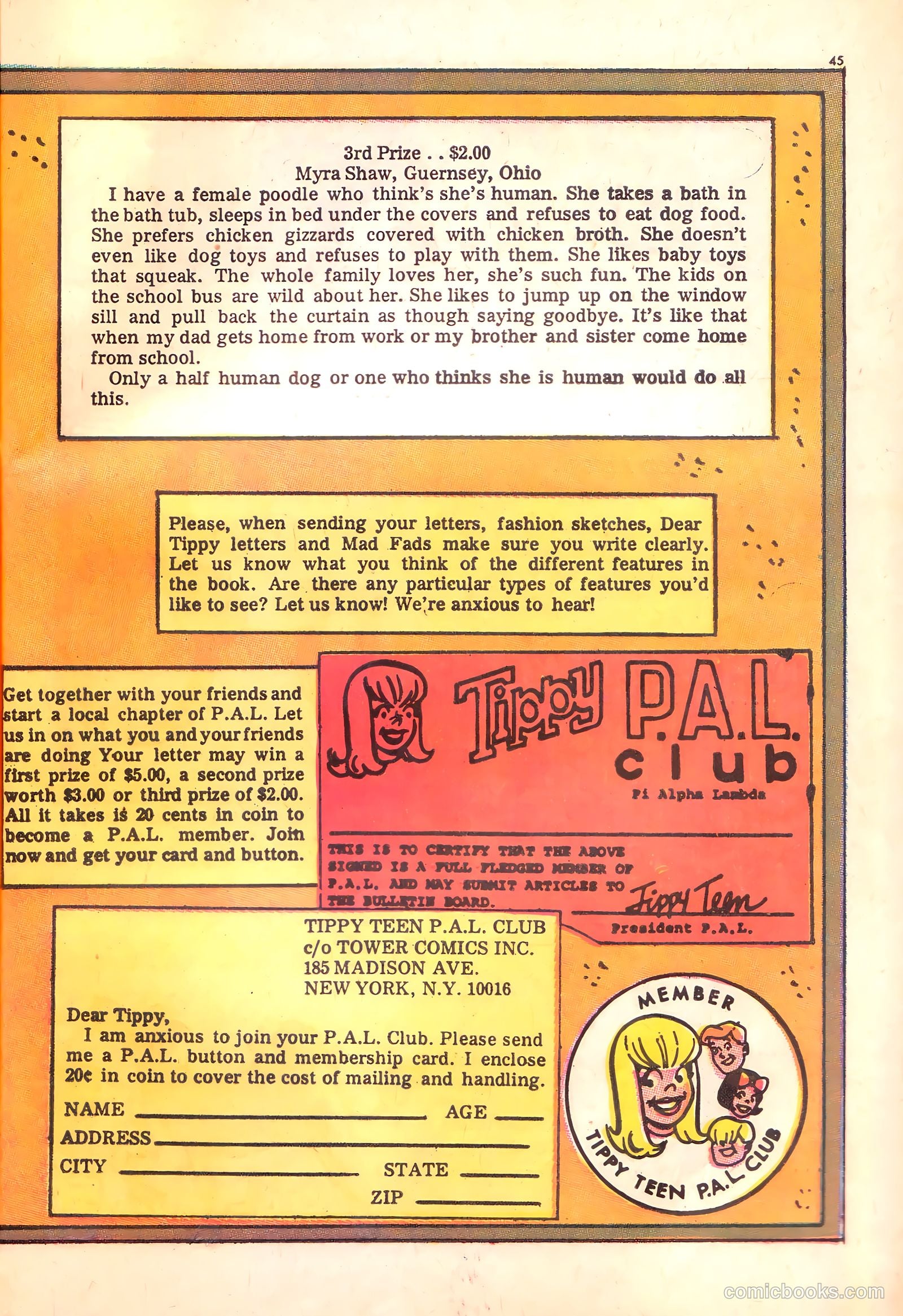 Tippy Teen #16 (1967) — page 46 of 67