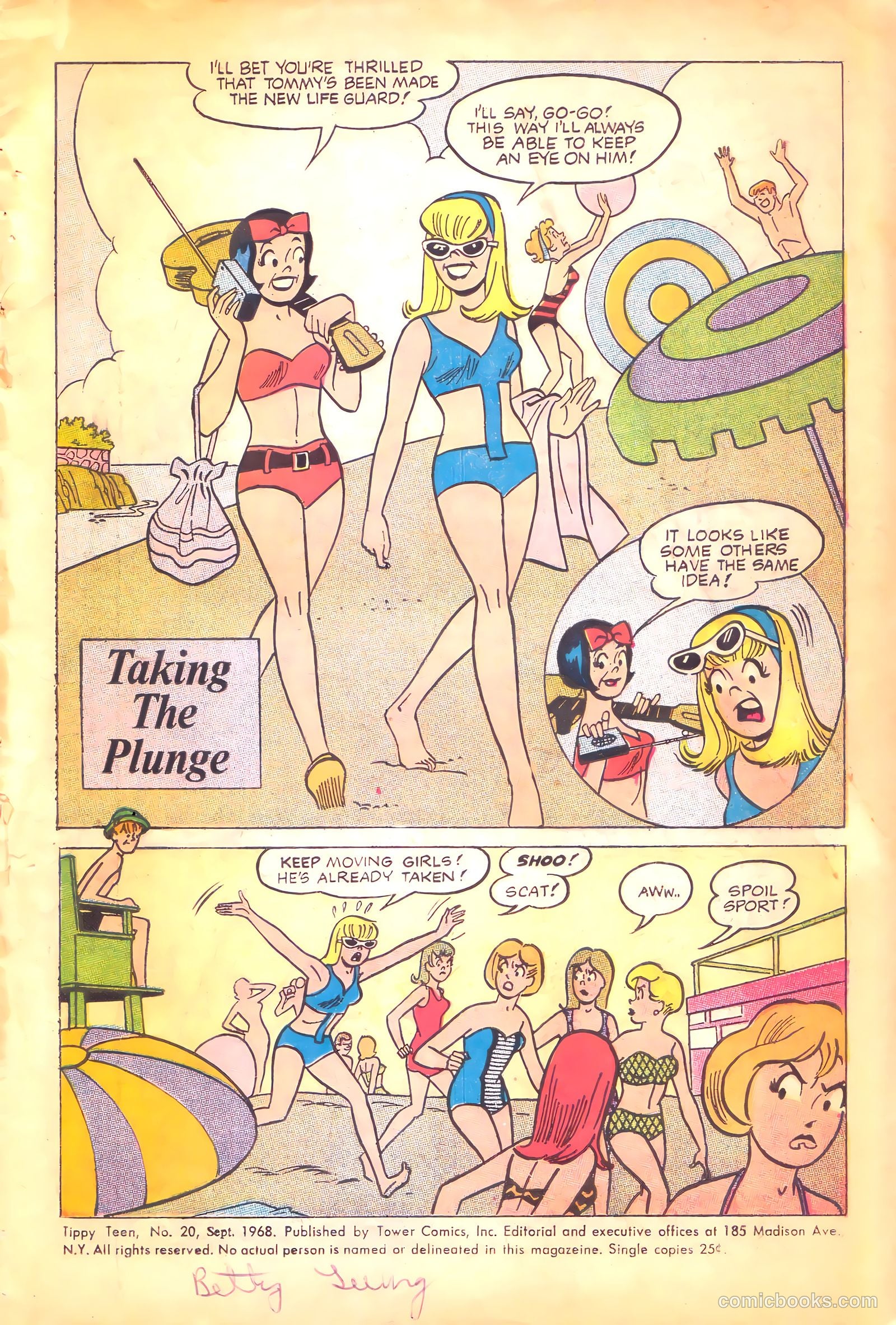 Tippy Teen #20 (1968) — page 2 of 50