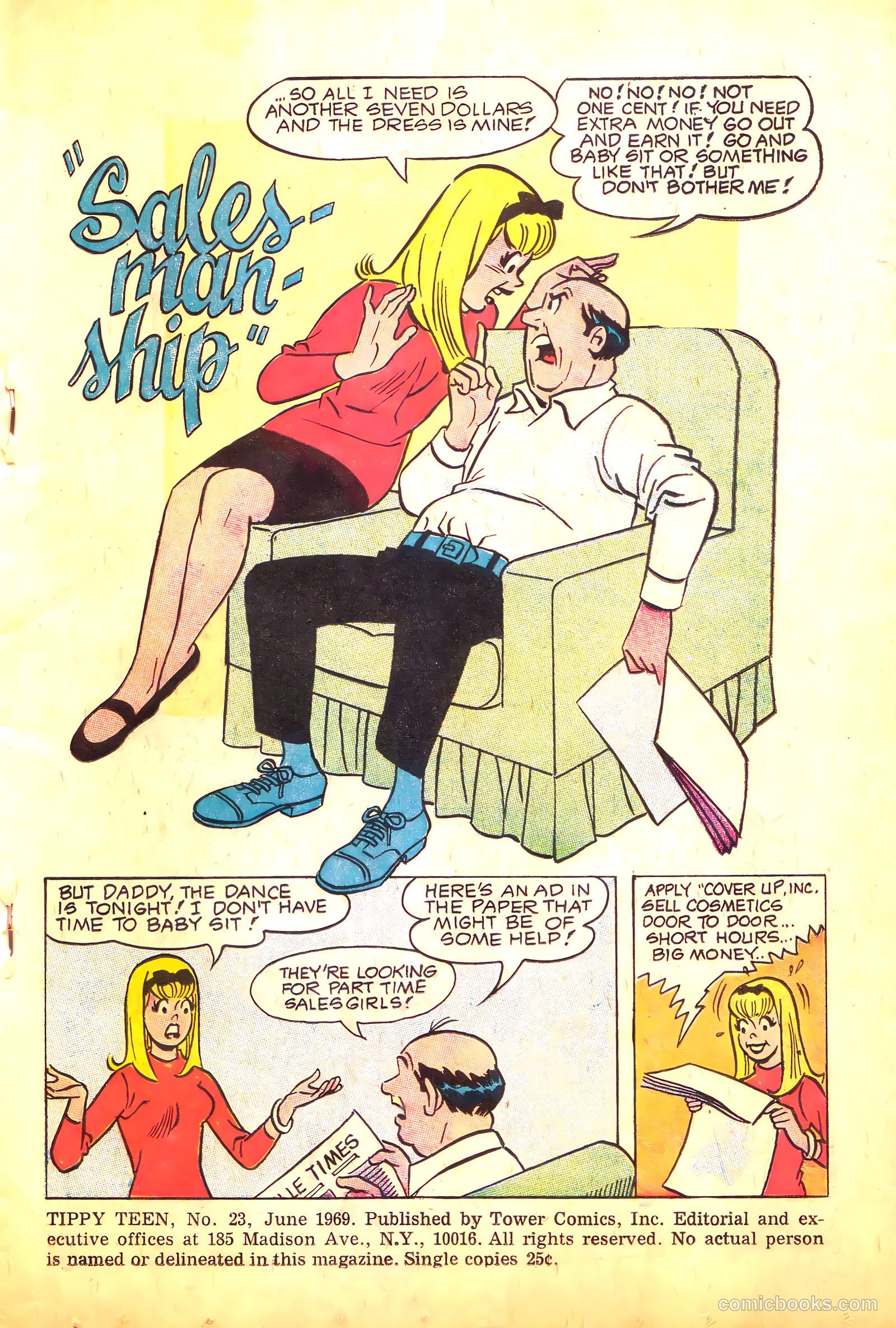 Tippy Teen #23 (1969) — page 3 of 52