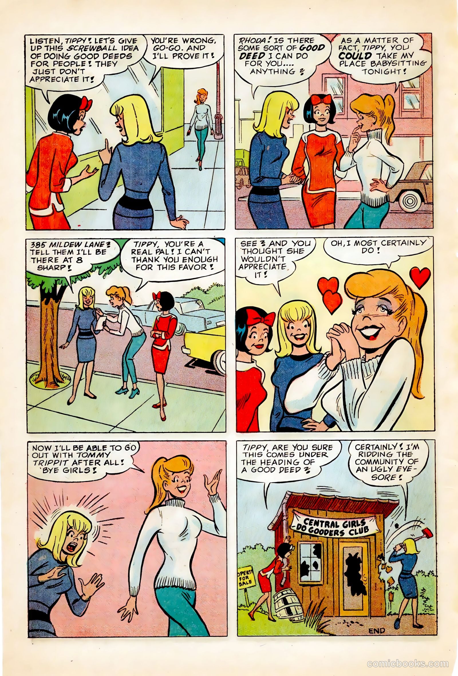 Tippy Teen #3 (1966) — page 56 of 68