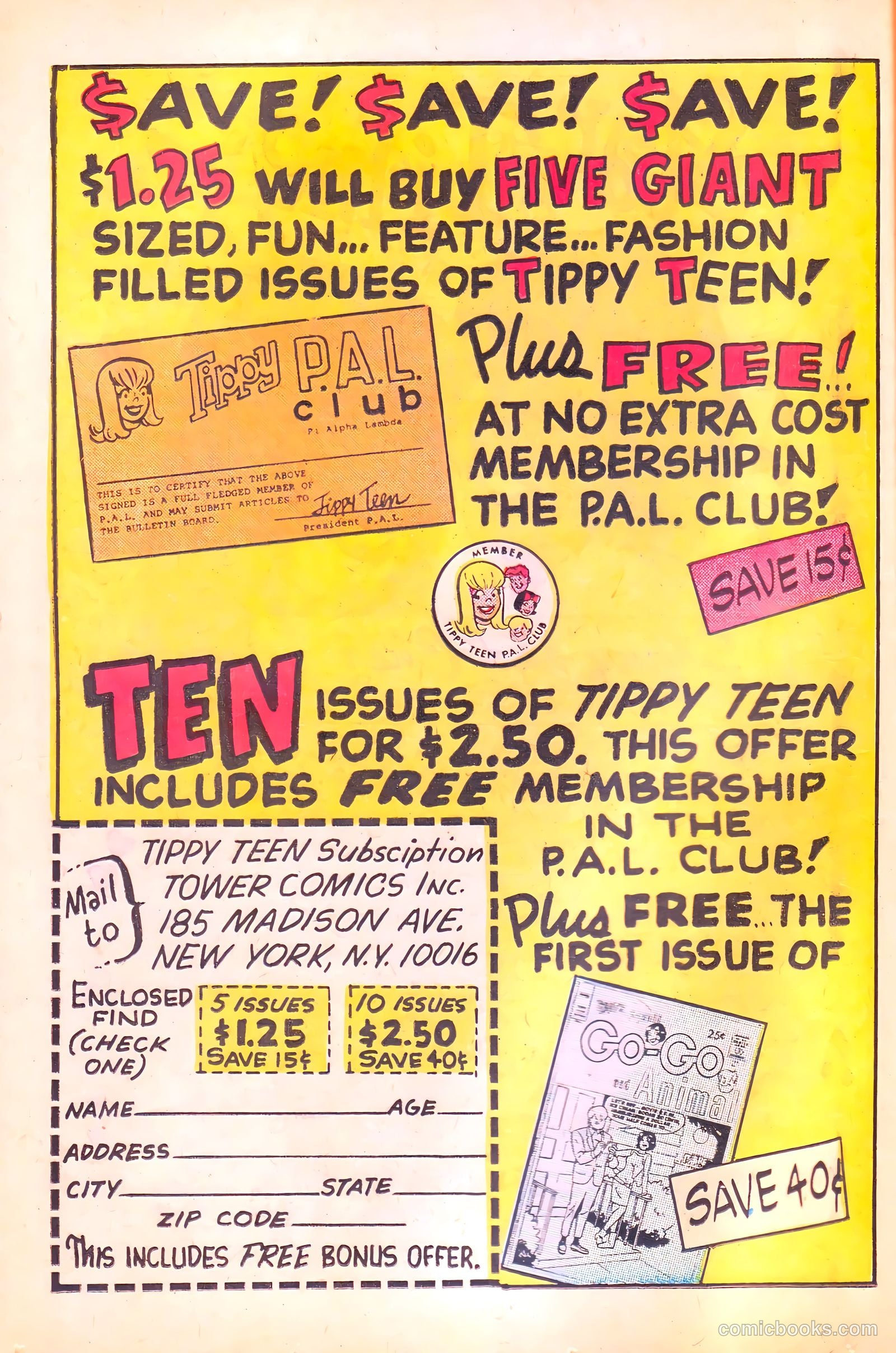 Tippy Teen #6 (1966) — page 46 of 68