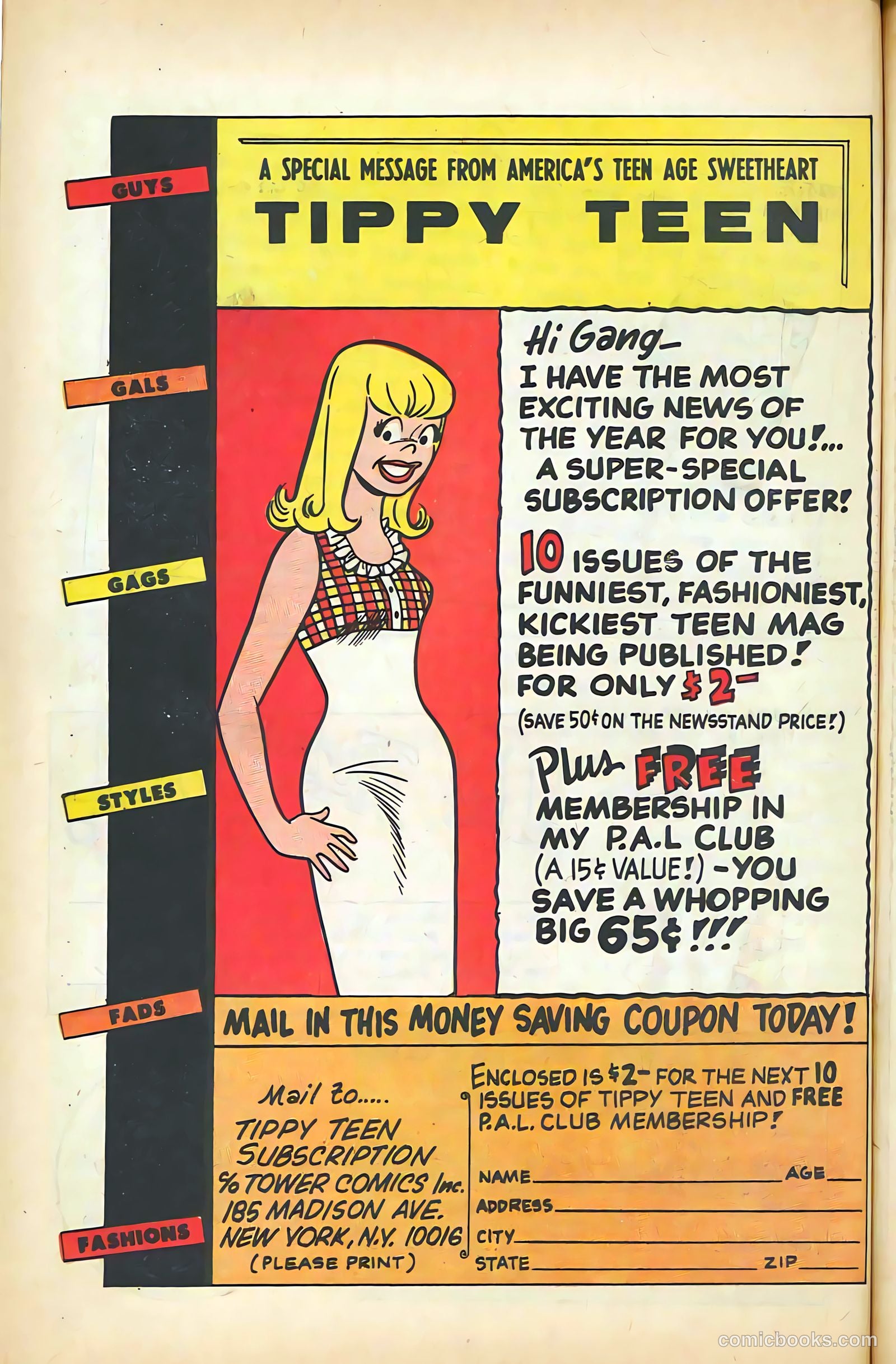 Tippy Teen #8 (1966) — page 42 of 68