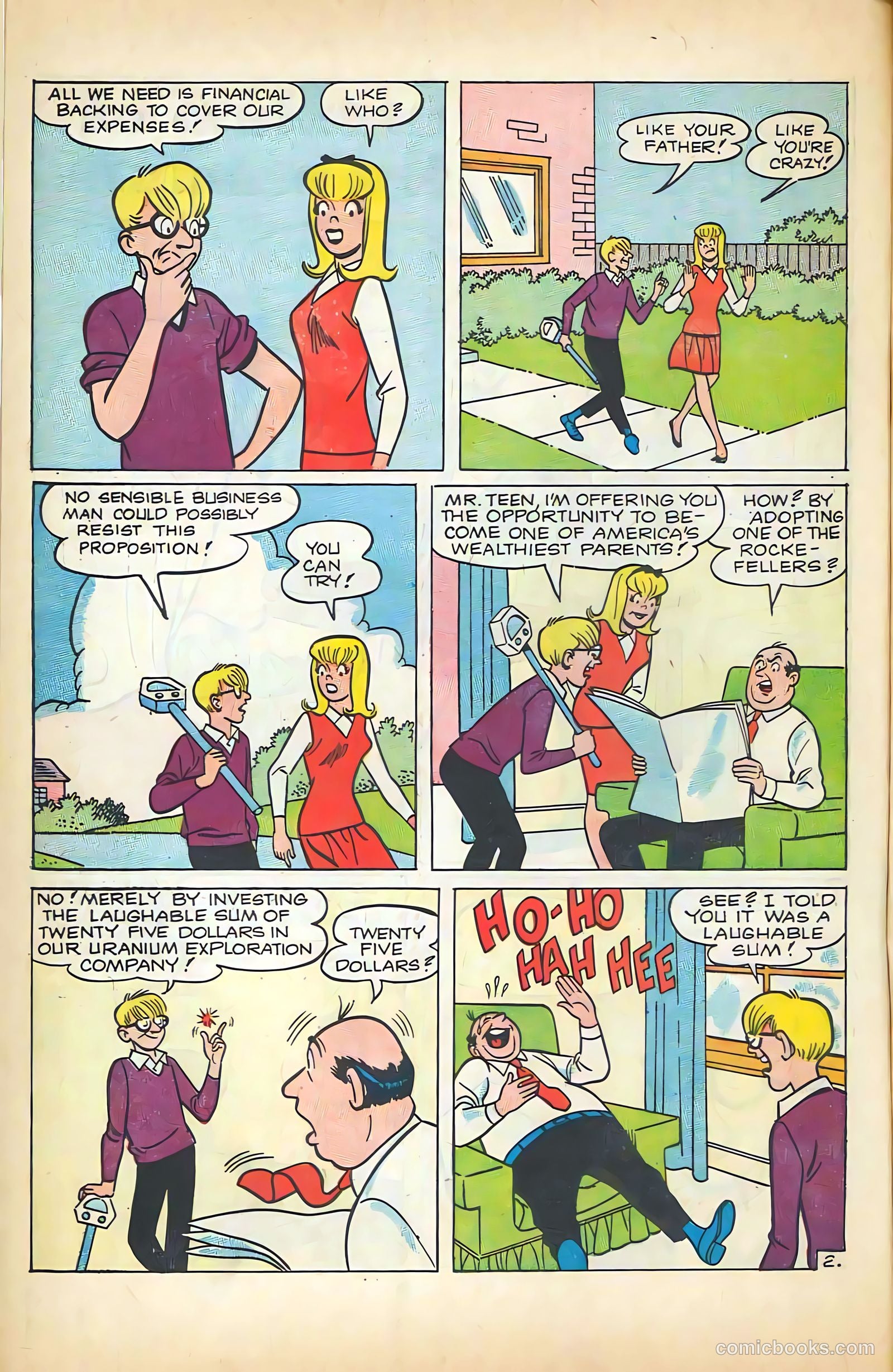 Tippy Teen #8 (1966) — page 56 of 68