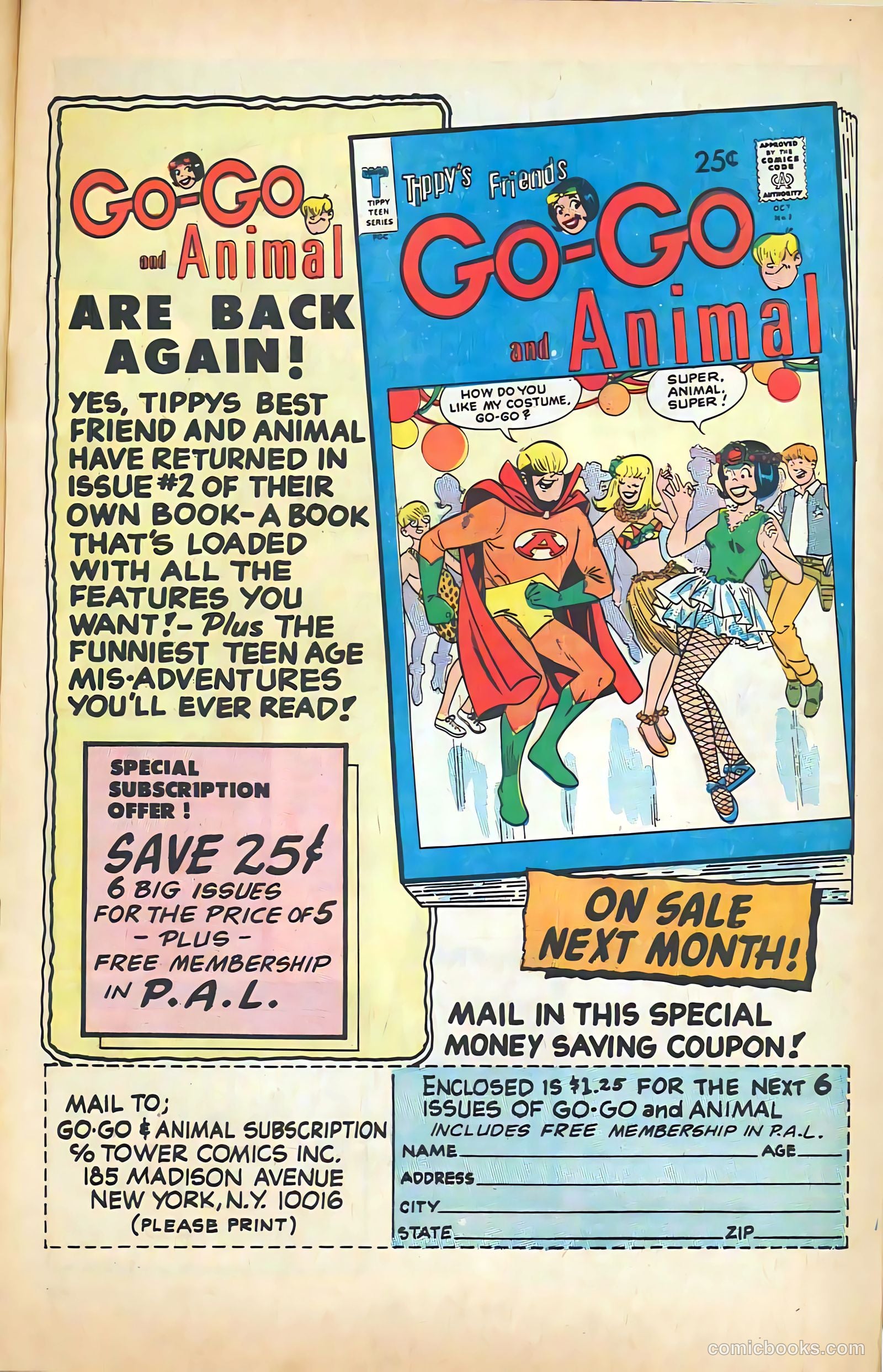 Tippy Teen #8 (1966) — page 65 of 68