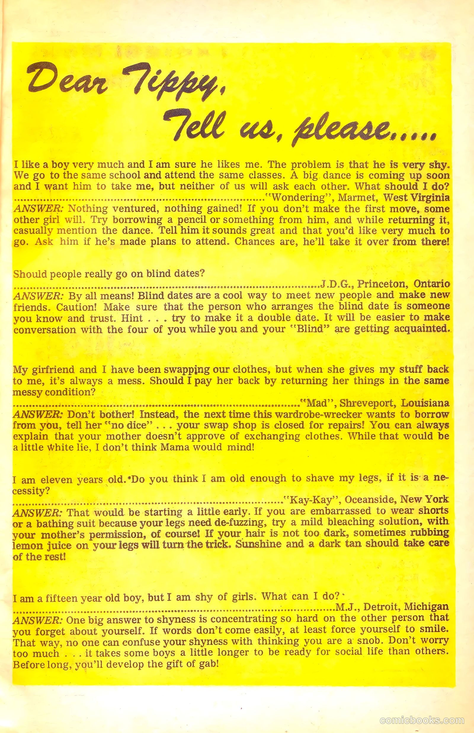 Tippy Teen #9 (1966) — page 11 of 52