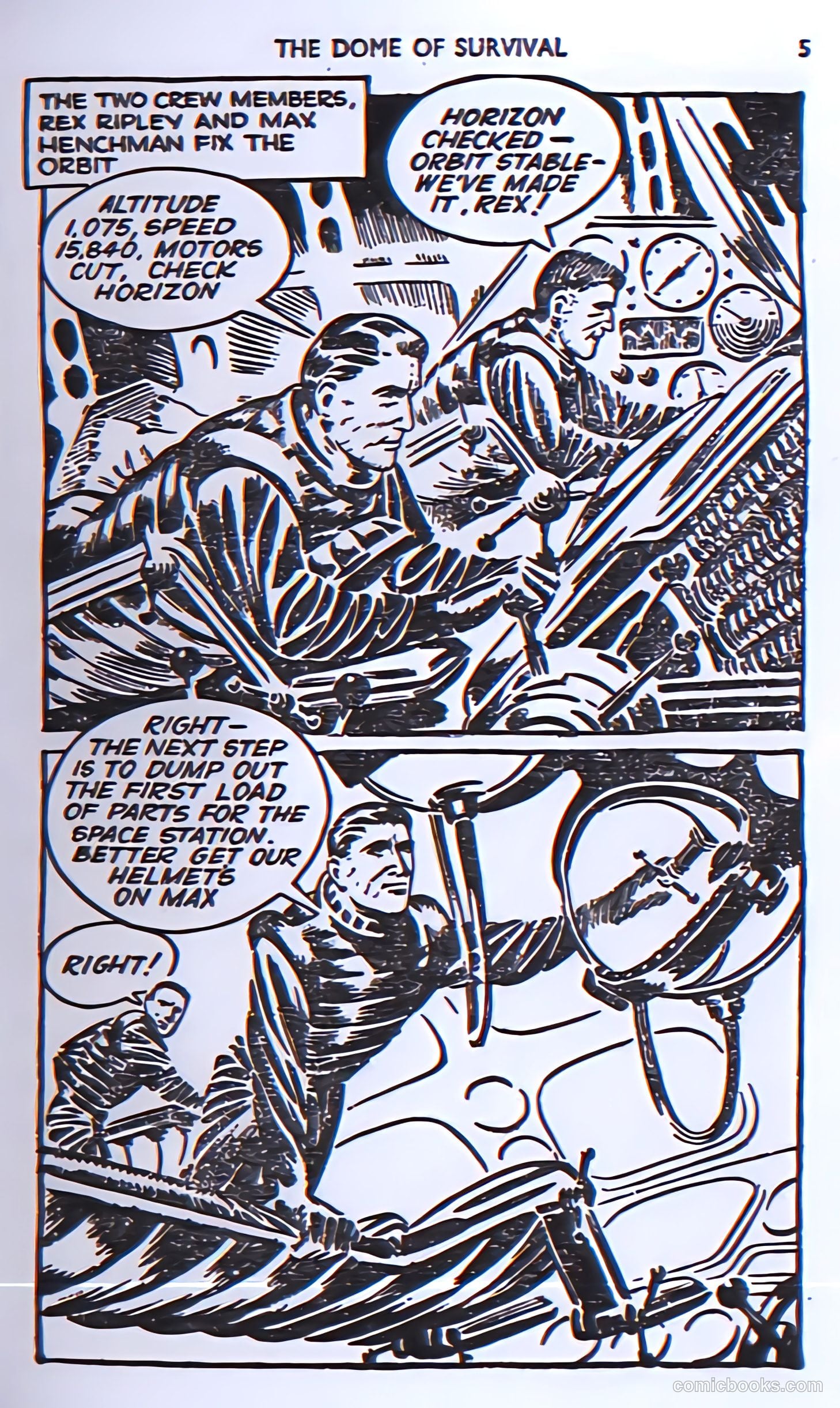 Tit-Bits Science Fiction Comics #1 (1953) — page 7 of 68