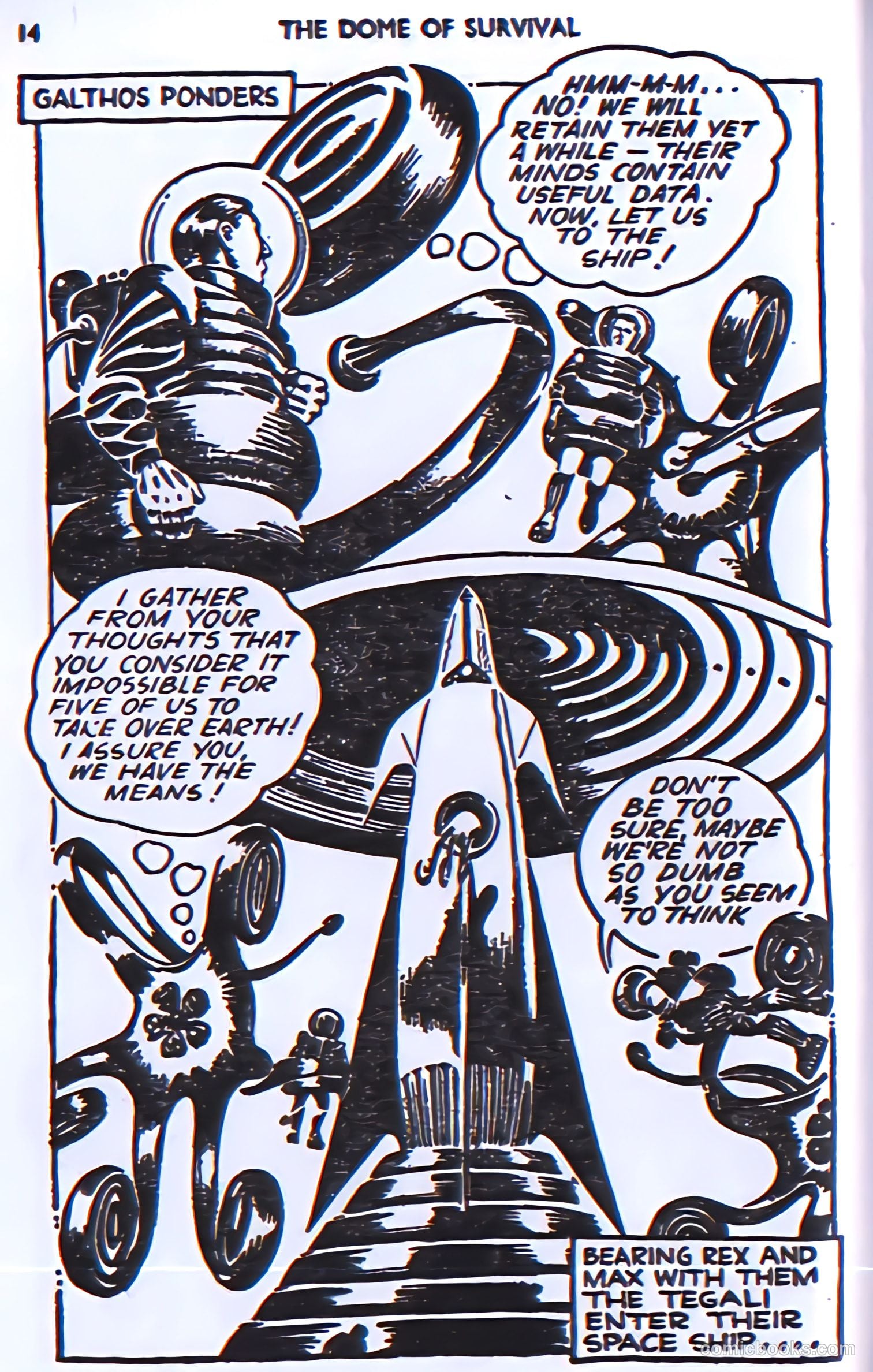 Tit-Bits Science Fiction Comics #1 (1953) — page 16 of 68