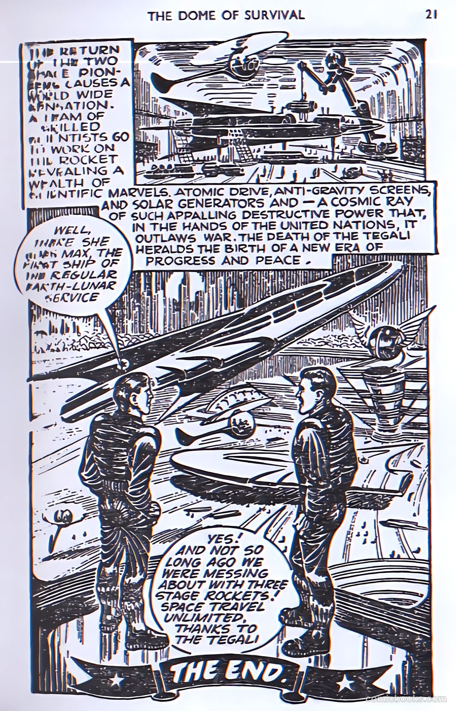 Tit-Bits Science Fiction Comics #1 (1953) — page 23 of 68