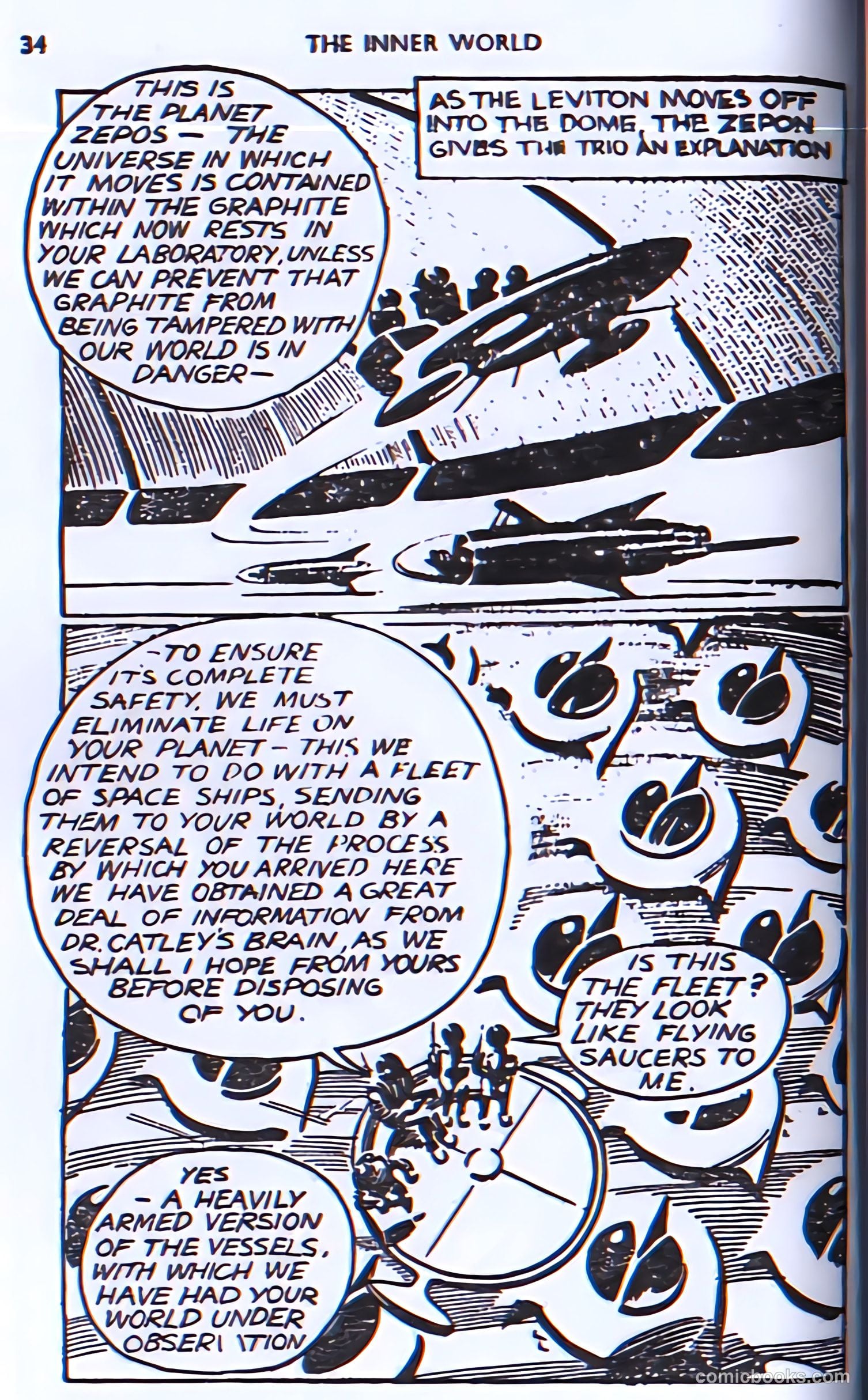 Tit-Bits Science Fiction Comics #1 (1953) — page 36 of 68
