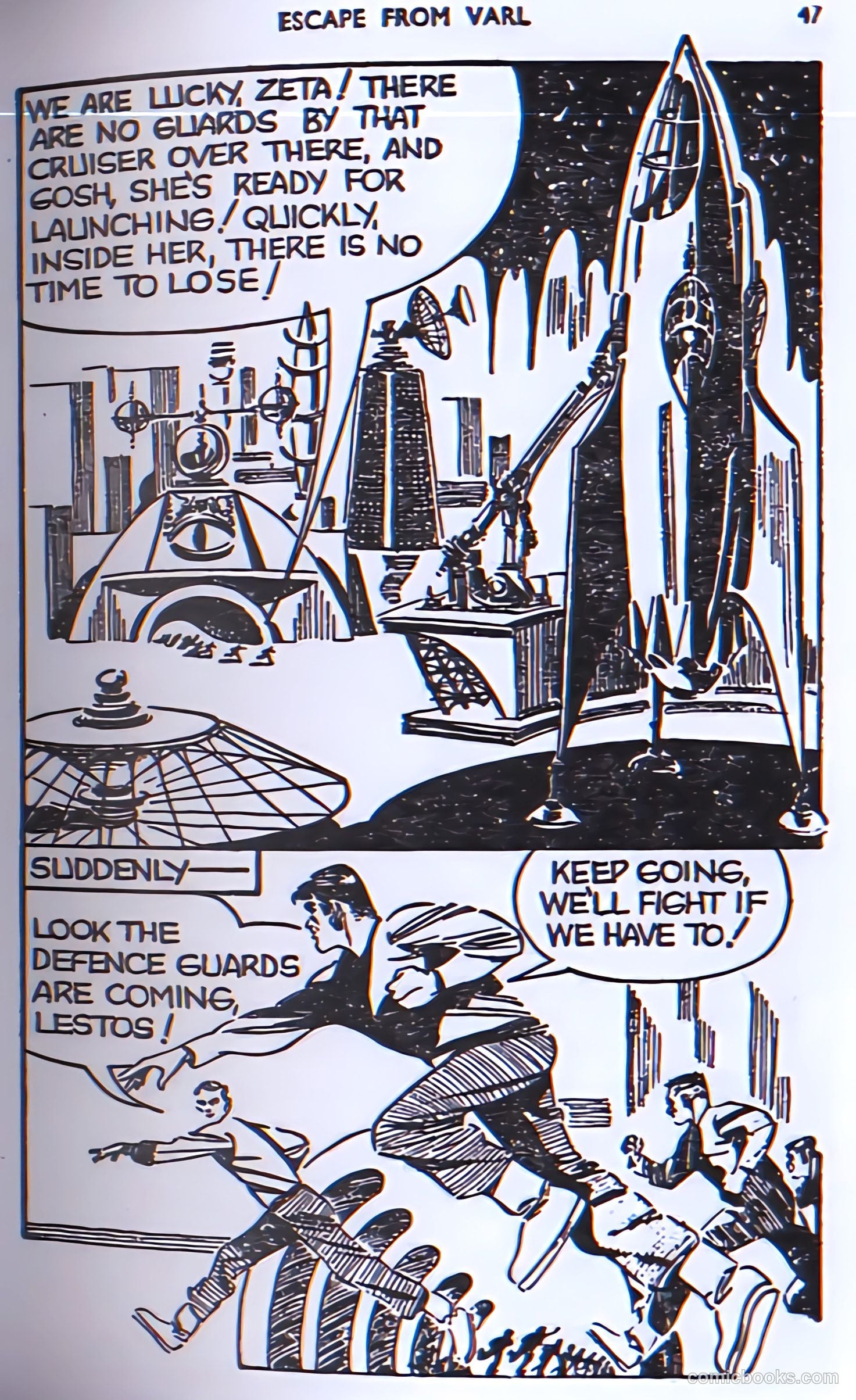 Tit-Bits Science Fiction Comics #1 (1953) — page 49 of 68