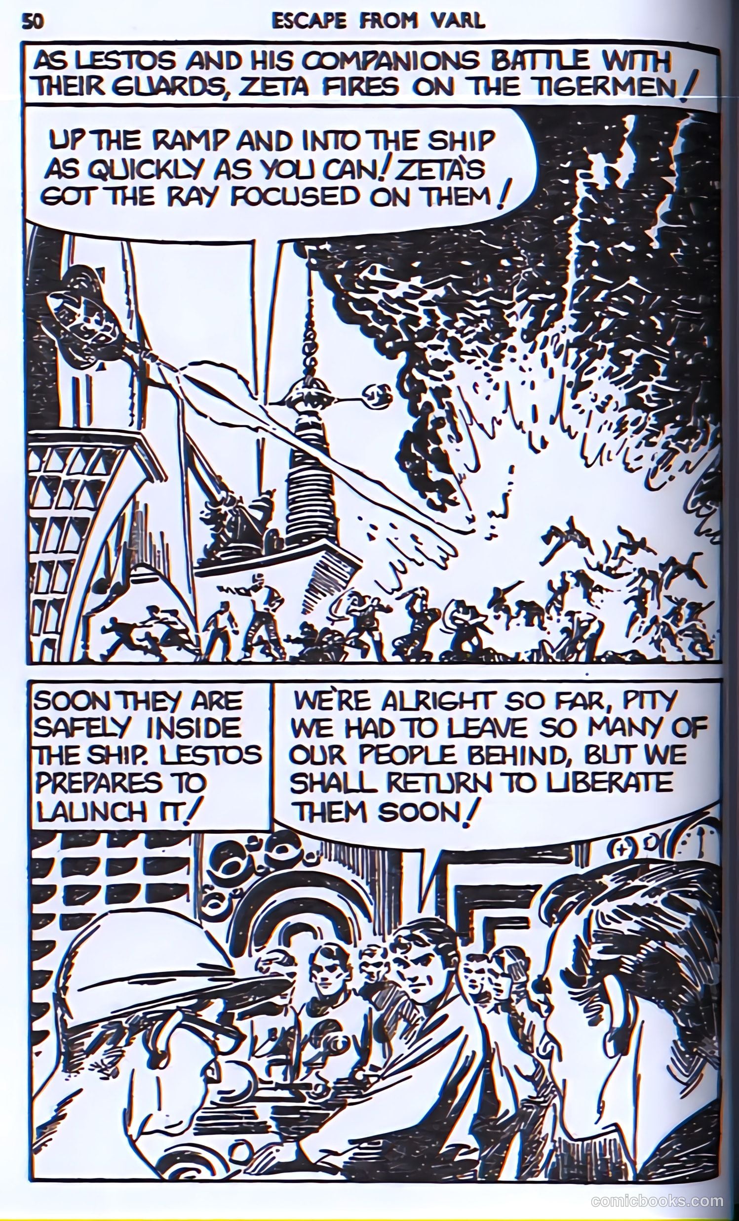 Tit-Bits Science Fiction Comics #1 (1953) — page 52 of 68