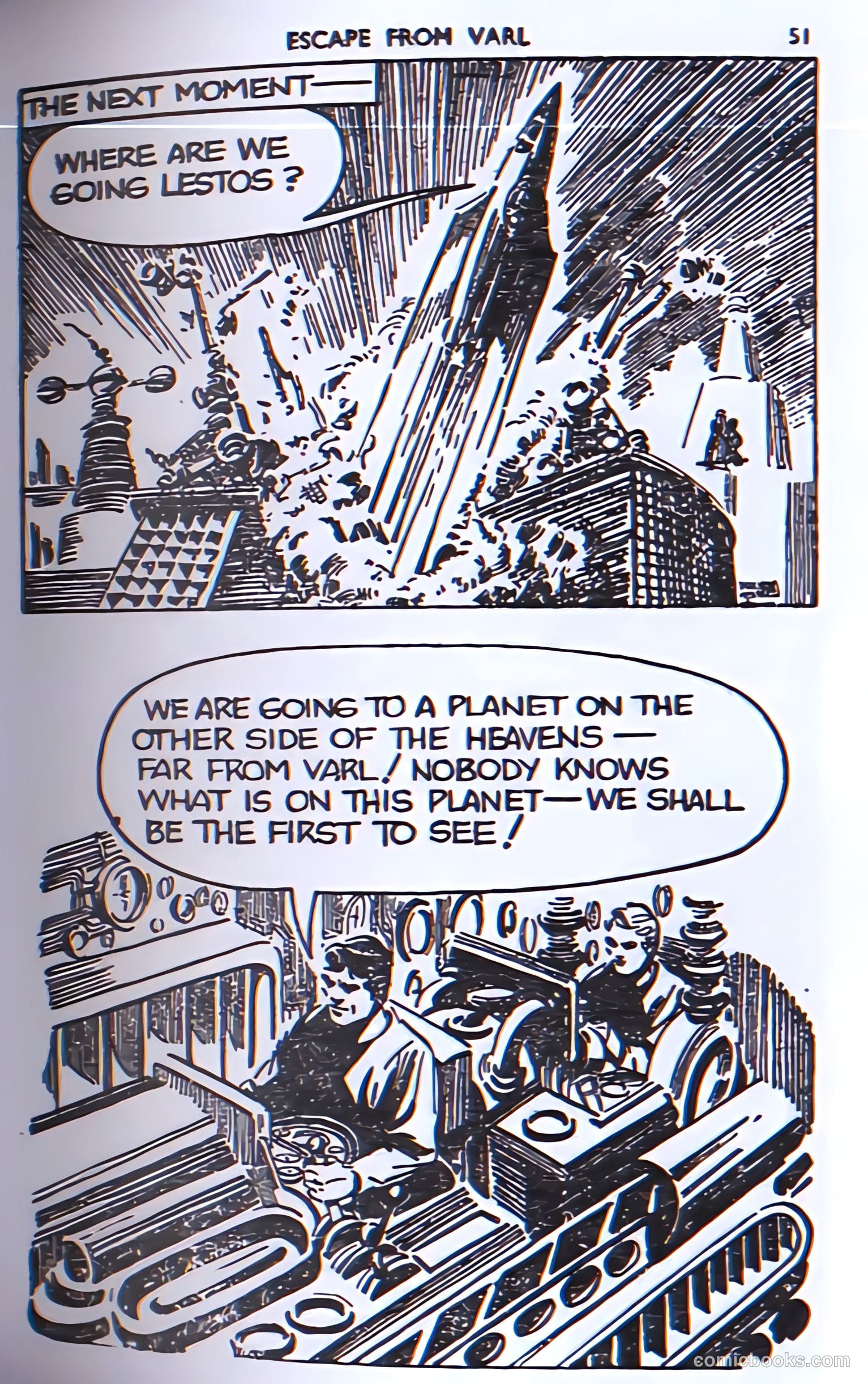Tit-Bits Science Fiction Comics #1 (1953) — page 53 of 68