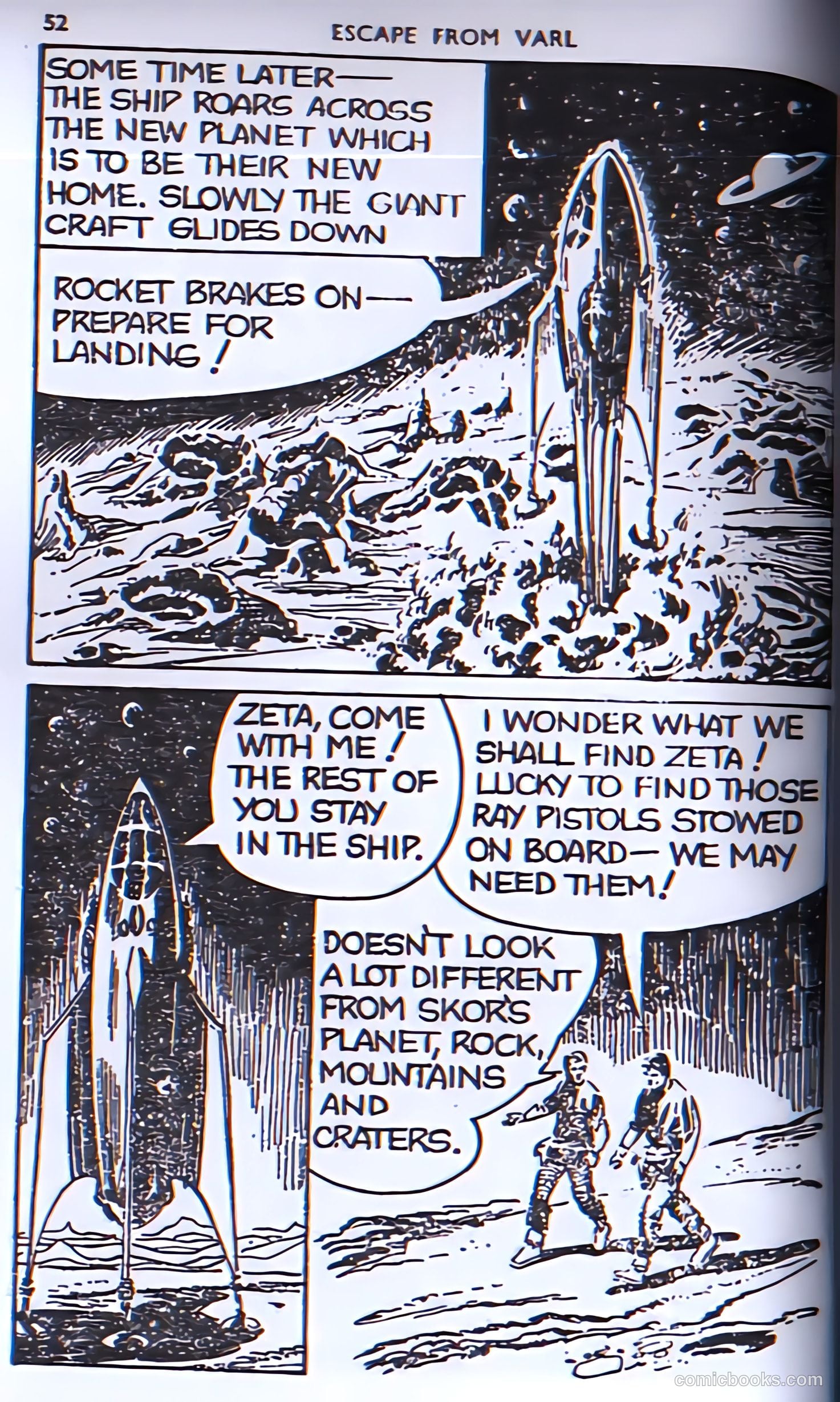 Tit-Bits Science Fiction Comics #1 (1953) — page 54 of 68