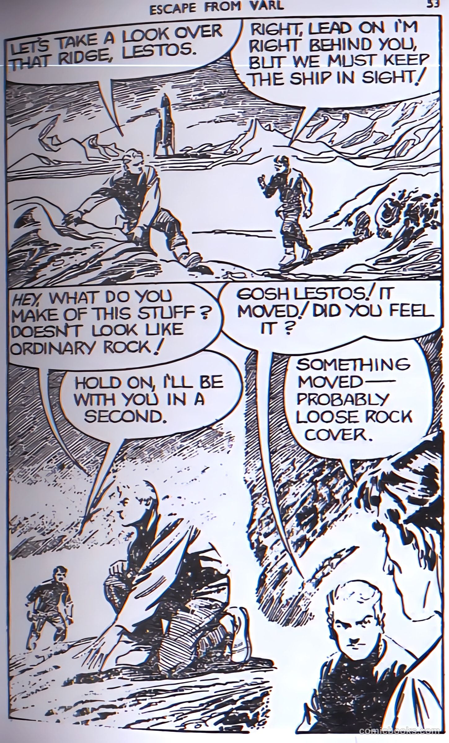 Tit-Bits Science Fiction Comics #1 (1953) — page 55 of 68
