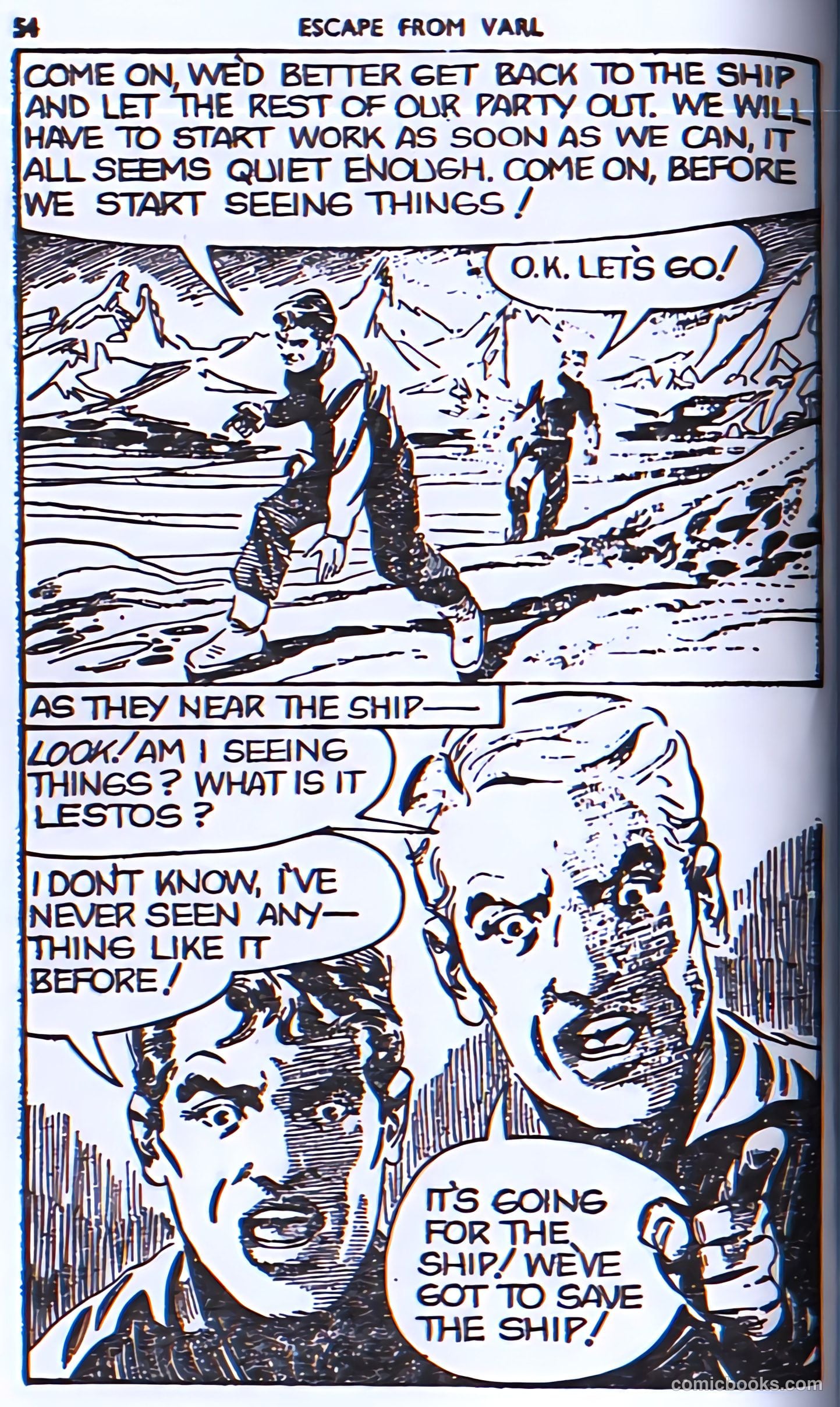 Tit-Bits Science Fiction Comics #1 (1953) — page 56 of 68