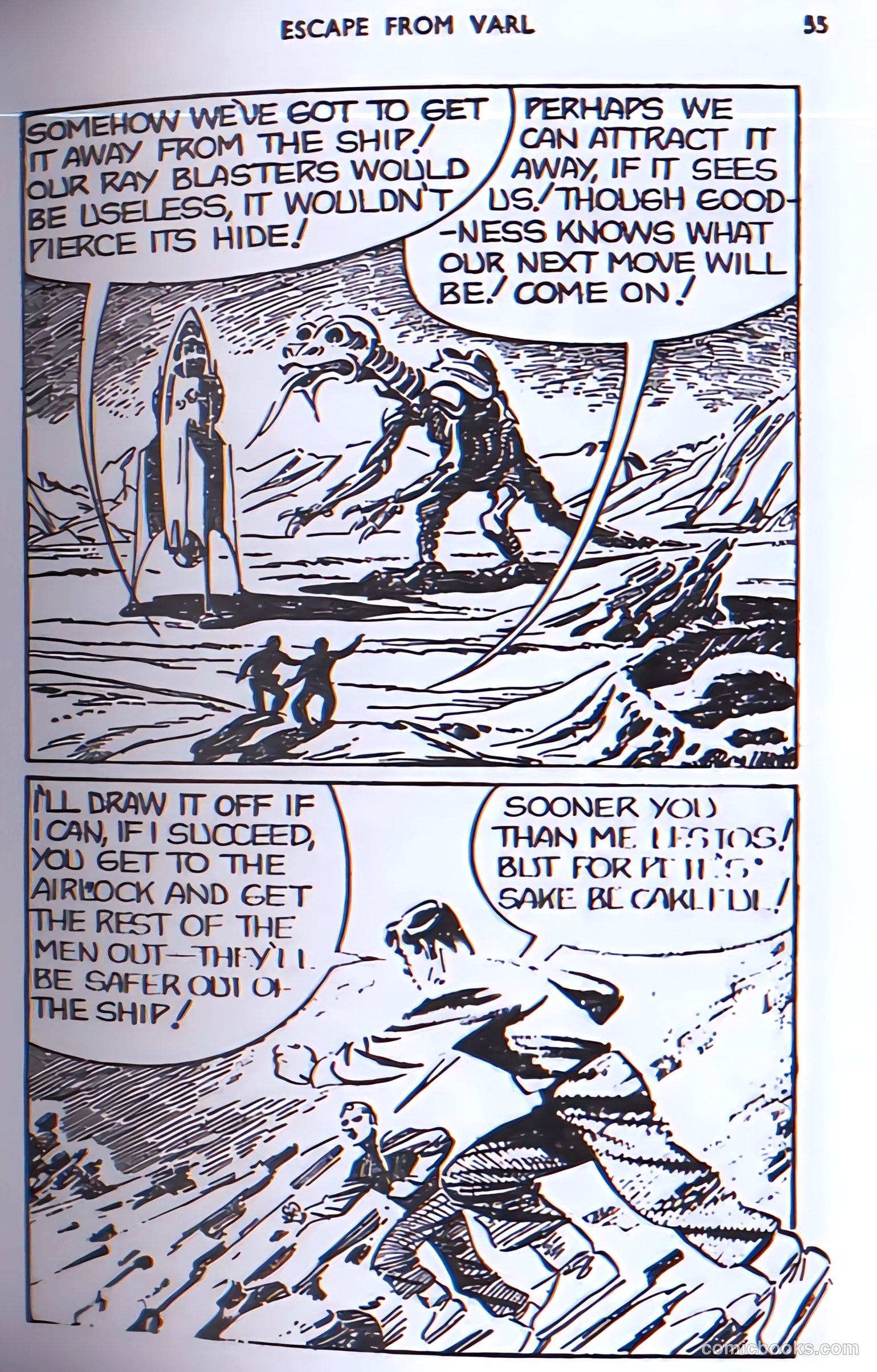 Tit-Bits Science Fiction Comics #1 (1953) — page 57 of 68