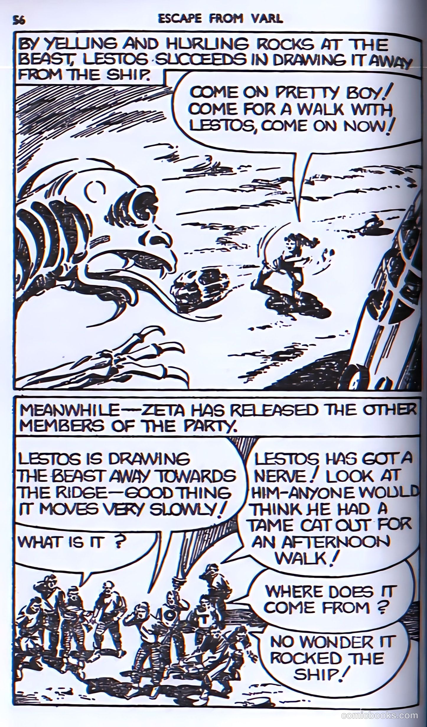 Tit-Bits Science Fiction Comics #1 (1953) — page 58 of 68
