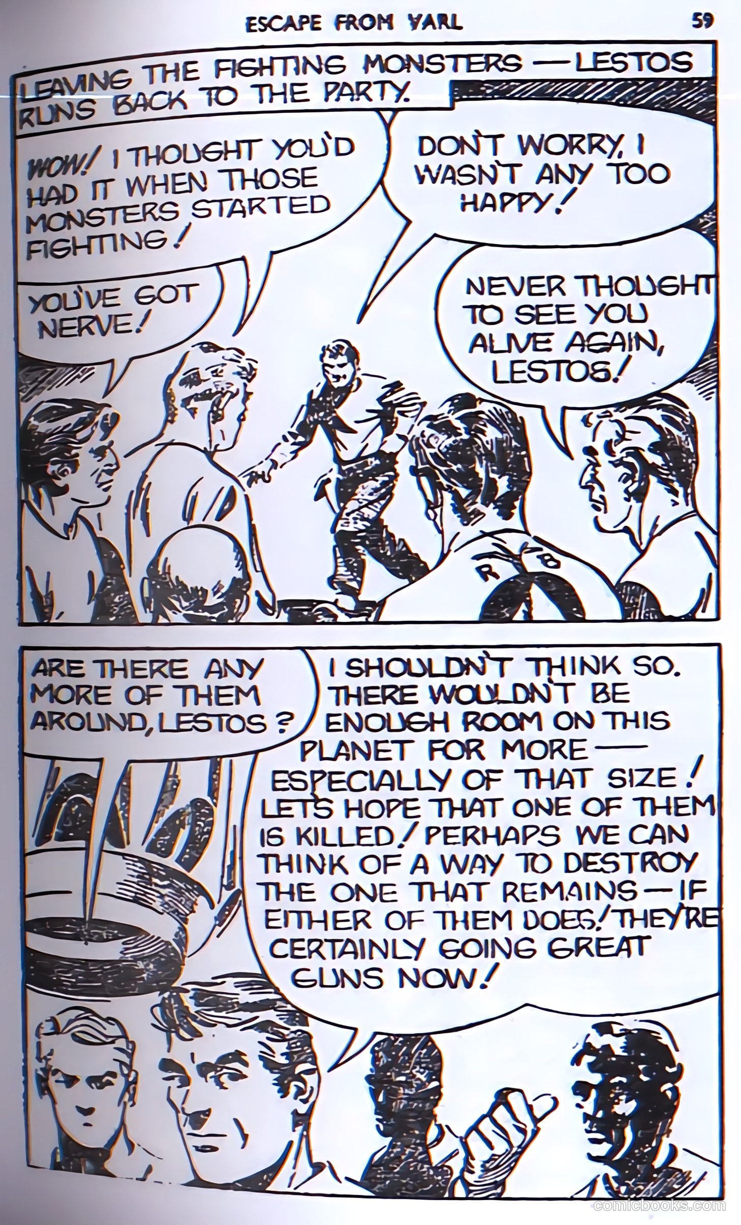 Tit-Bits Science Fiction Comics #1 (1953) — page 61 of 68