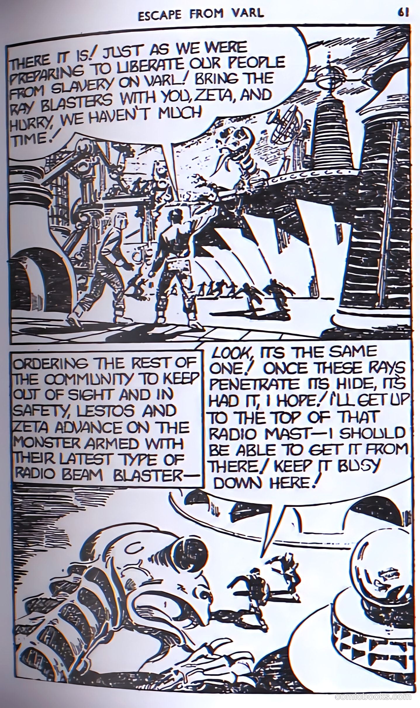 Tit-Bits Science Fiction Comics #1 (1953) — page 63 of 68