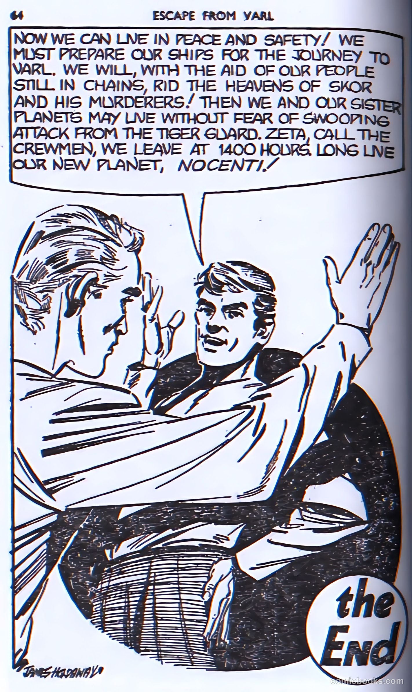 Tit-Bits Science Fiction Comics #1 (1953) — page 66 of 68