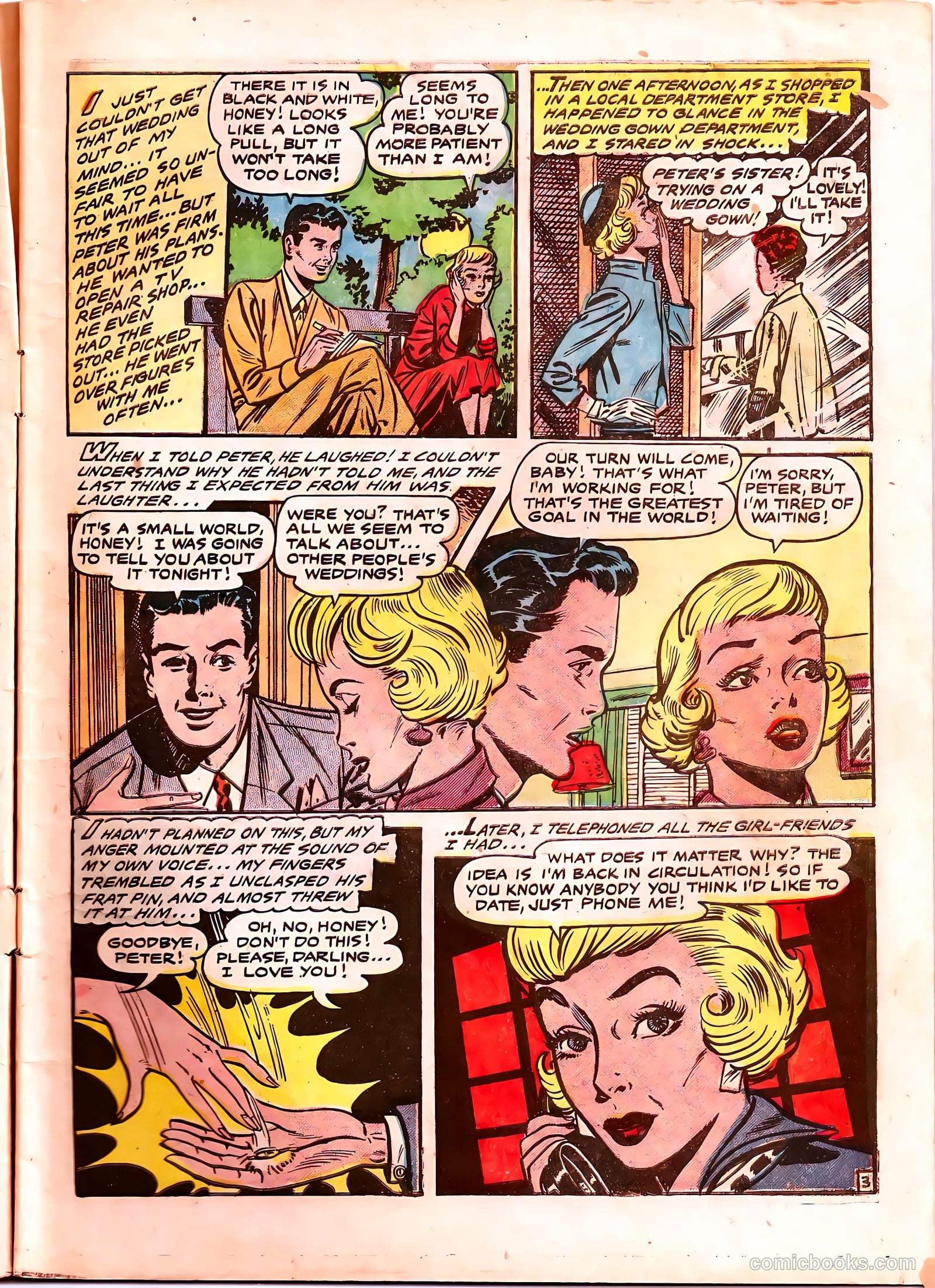 Today's Brides #2 (1956) — page 5 of 36
