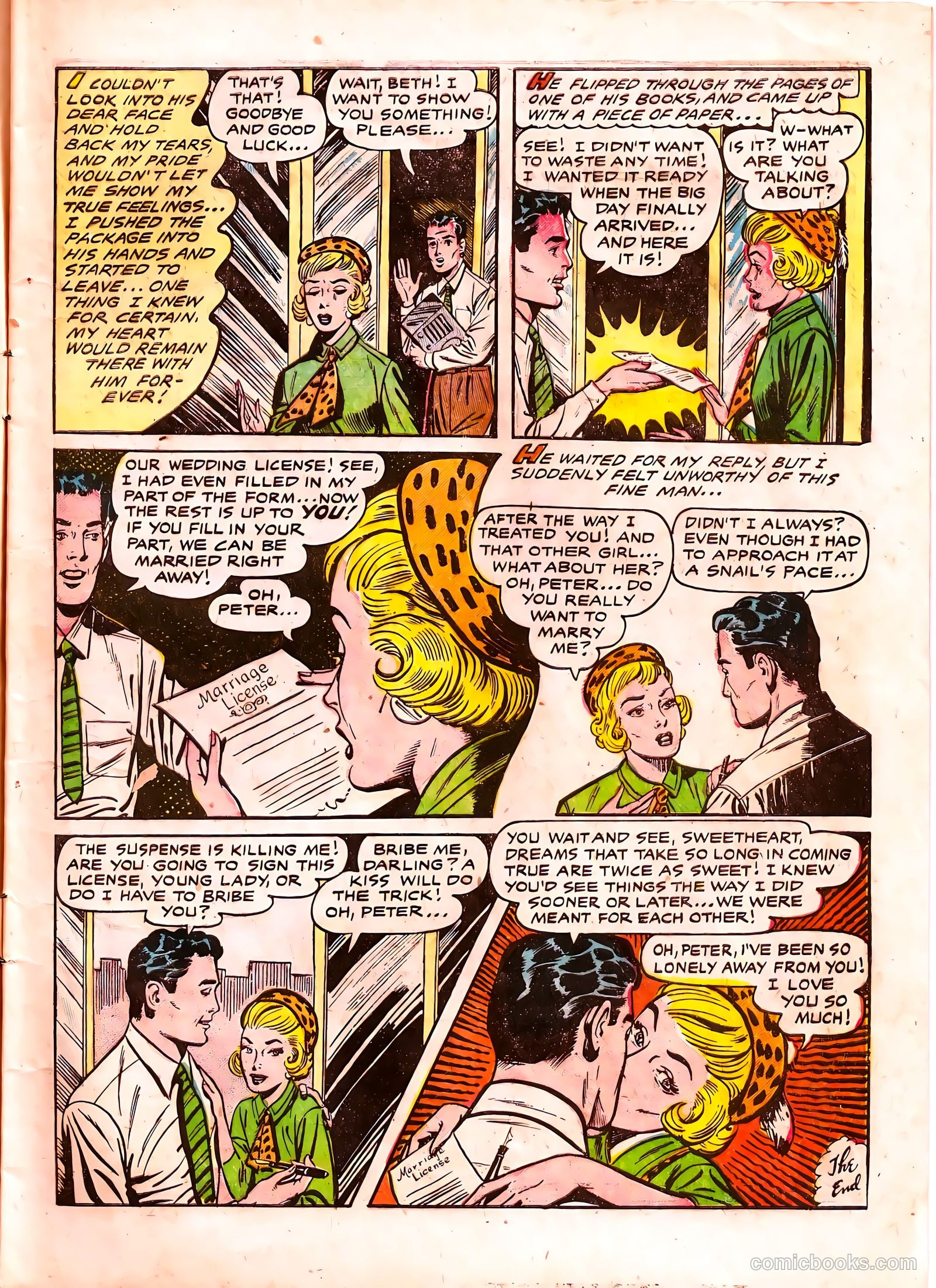 Today's Brides #2 (1956) — page 9 of 36