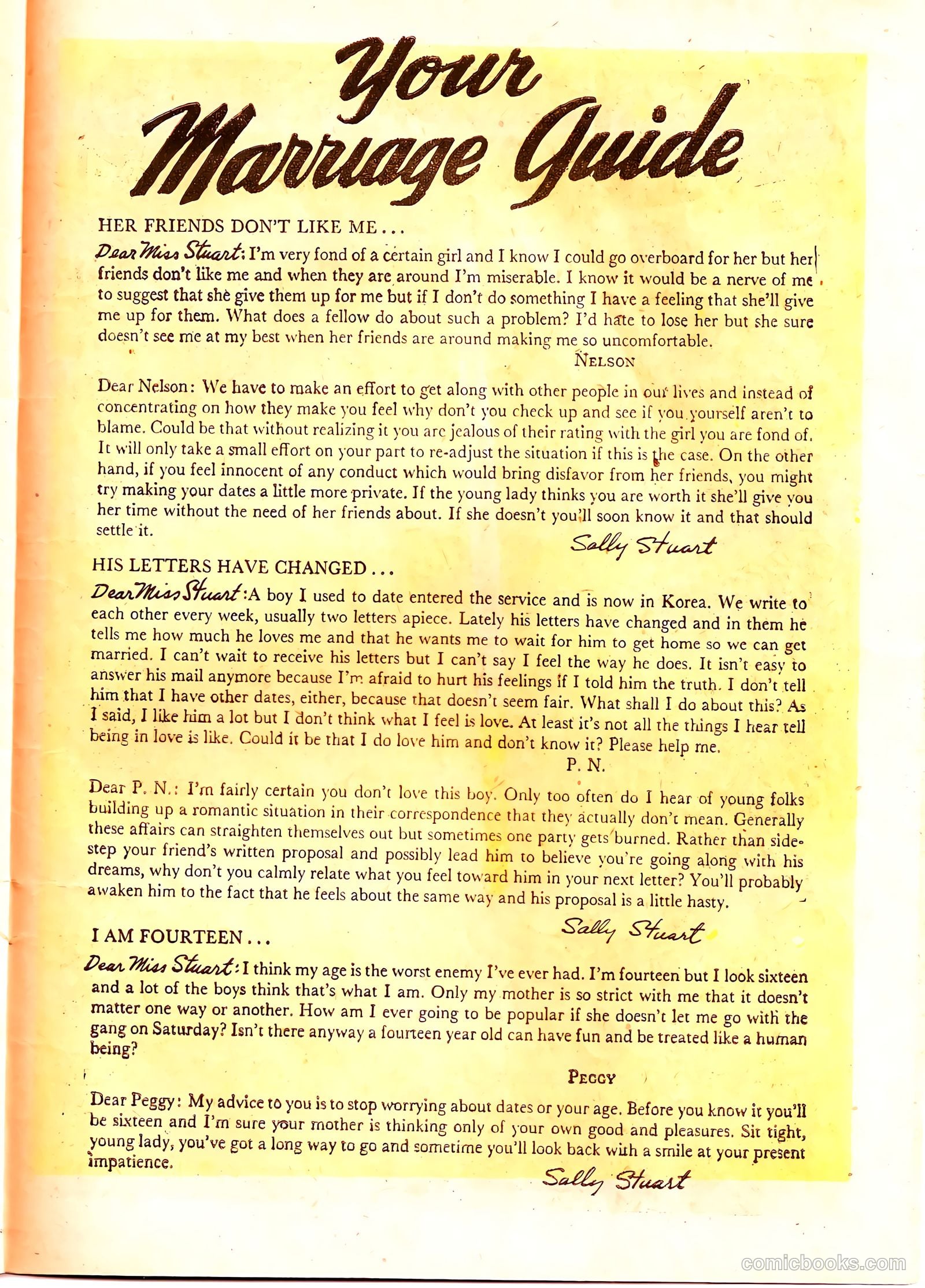 Today's Brides #2 (1956) — page 27 of 36