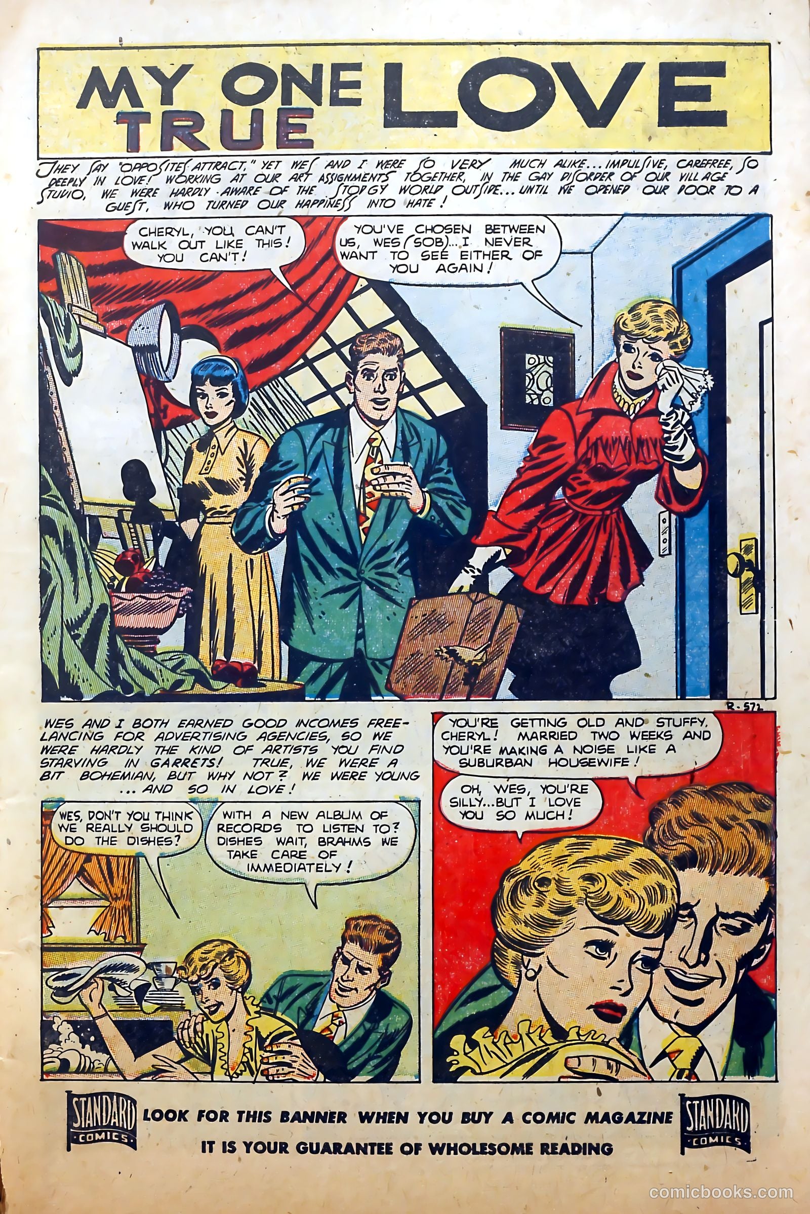 Today's Romance #6 (1952) — page 3 of 37