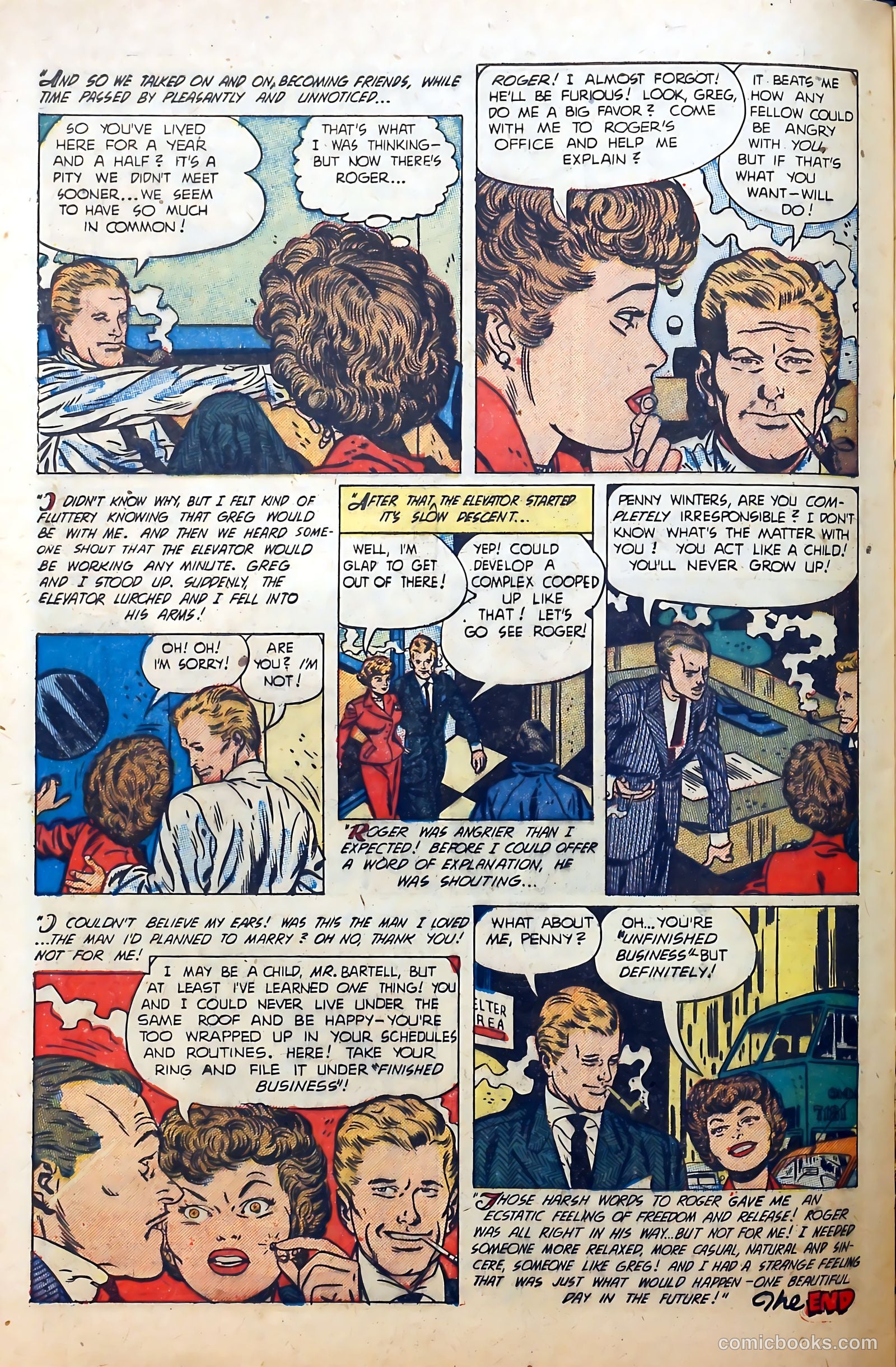 Today's Romance #6 (1952) — page 32 of 37