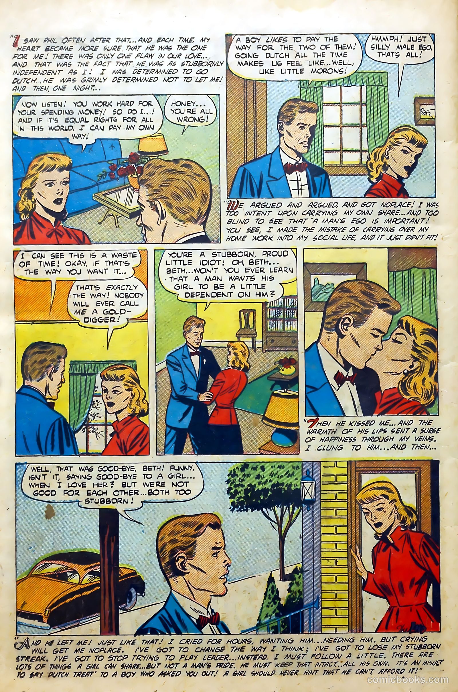 Today's Romance #7 (1952) — page 22 of 36