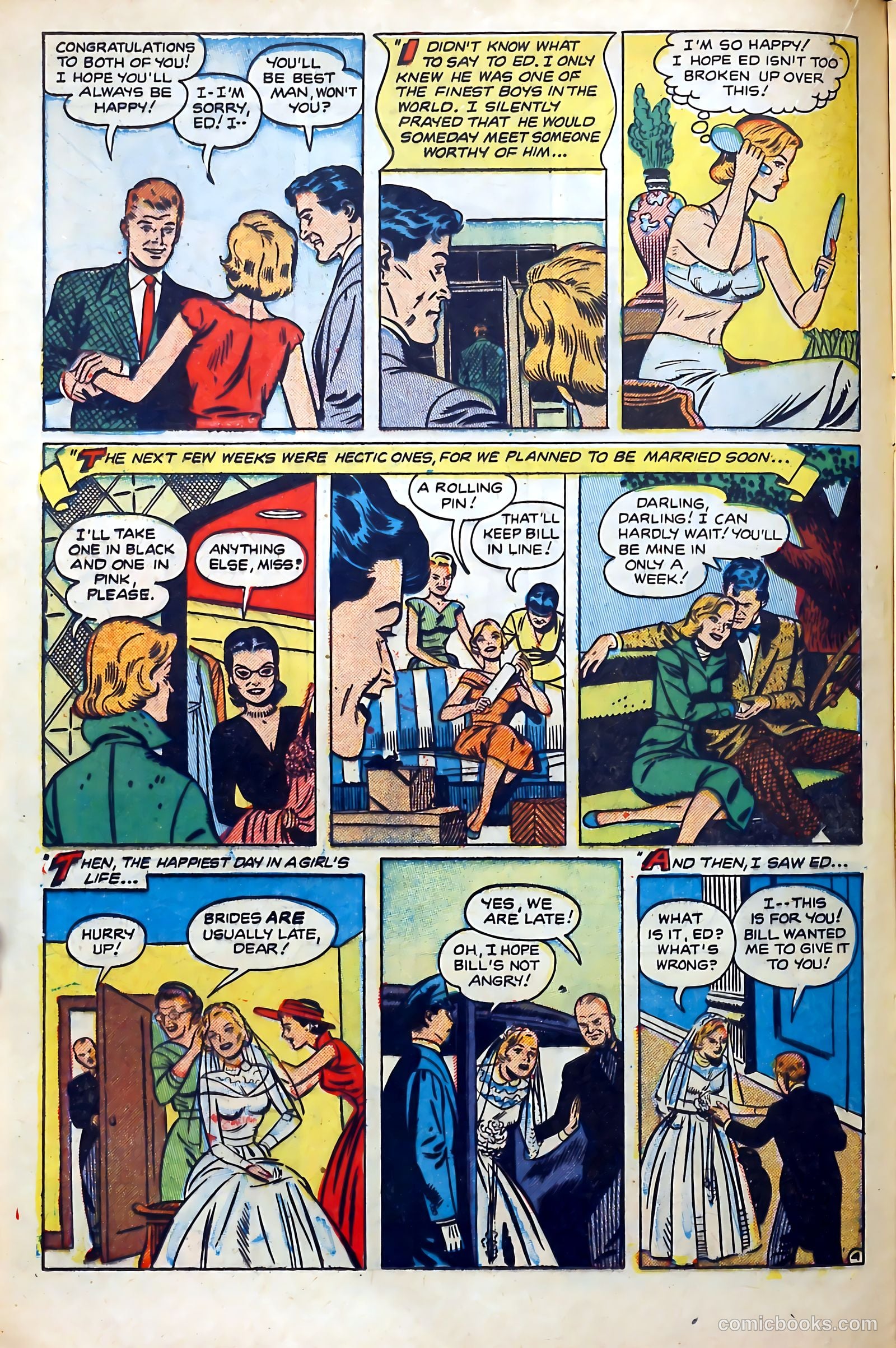 Today's Romance #8 (1952) — page 16 of 36