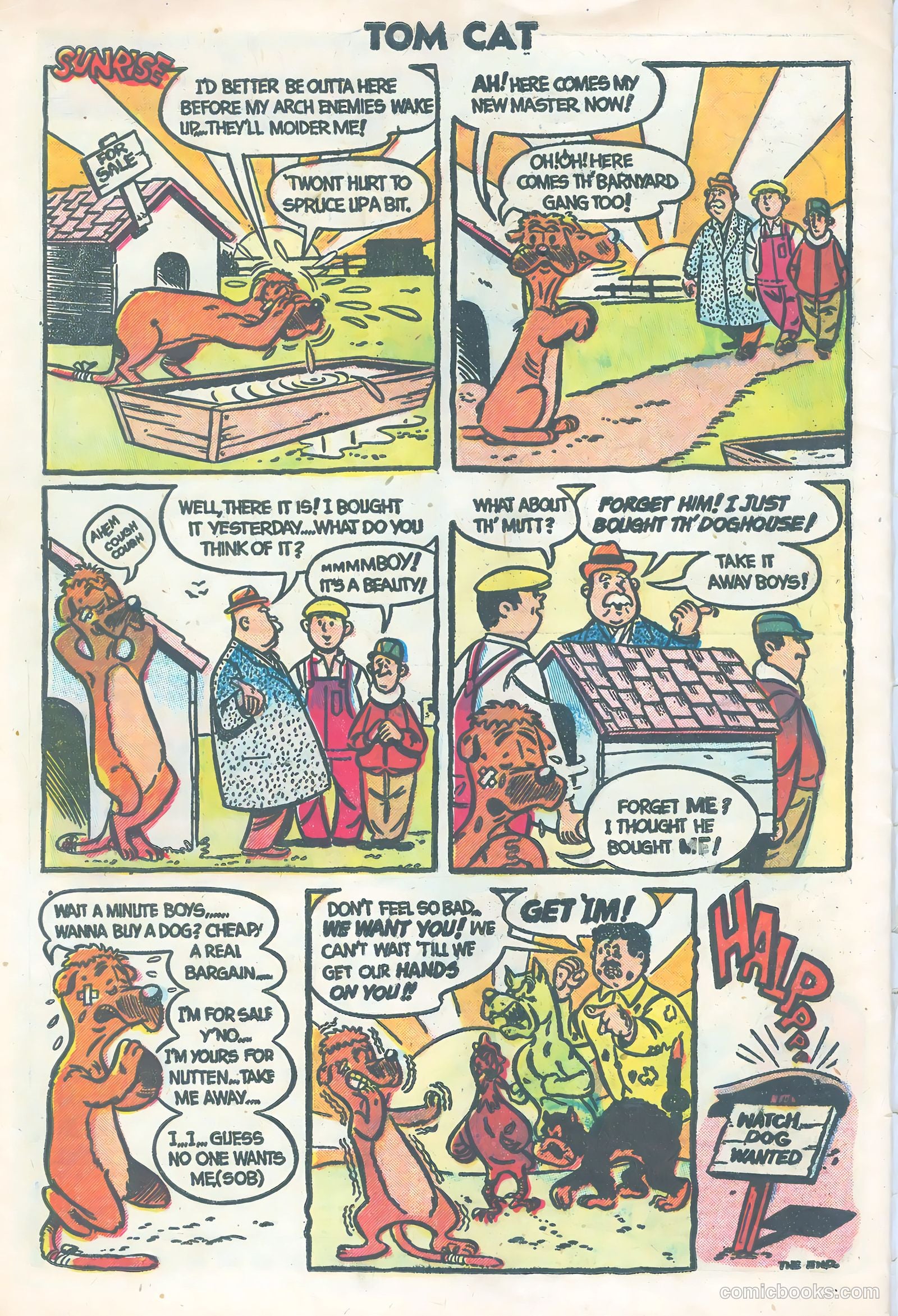 Tom Cat #4 (1956) — page 34 of 36