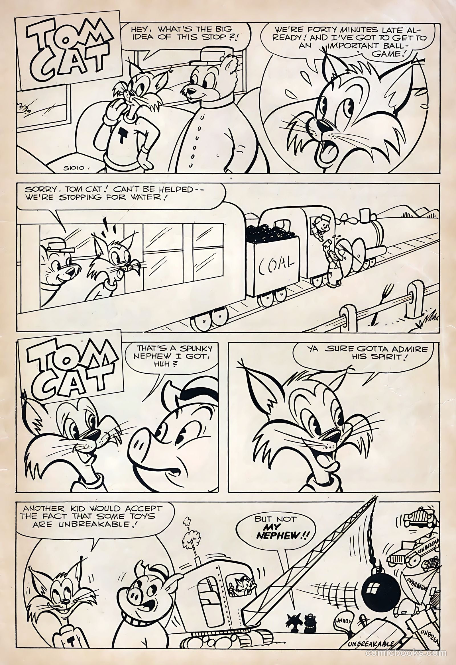 Tom Cat #5 (1956) — page 35 of 36