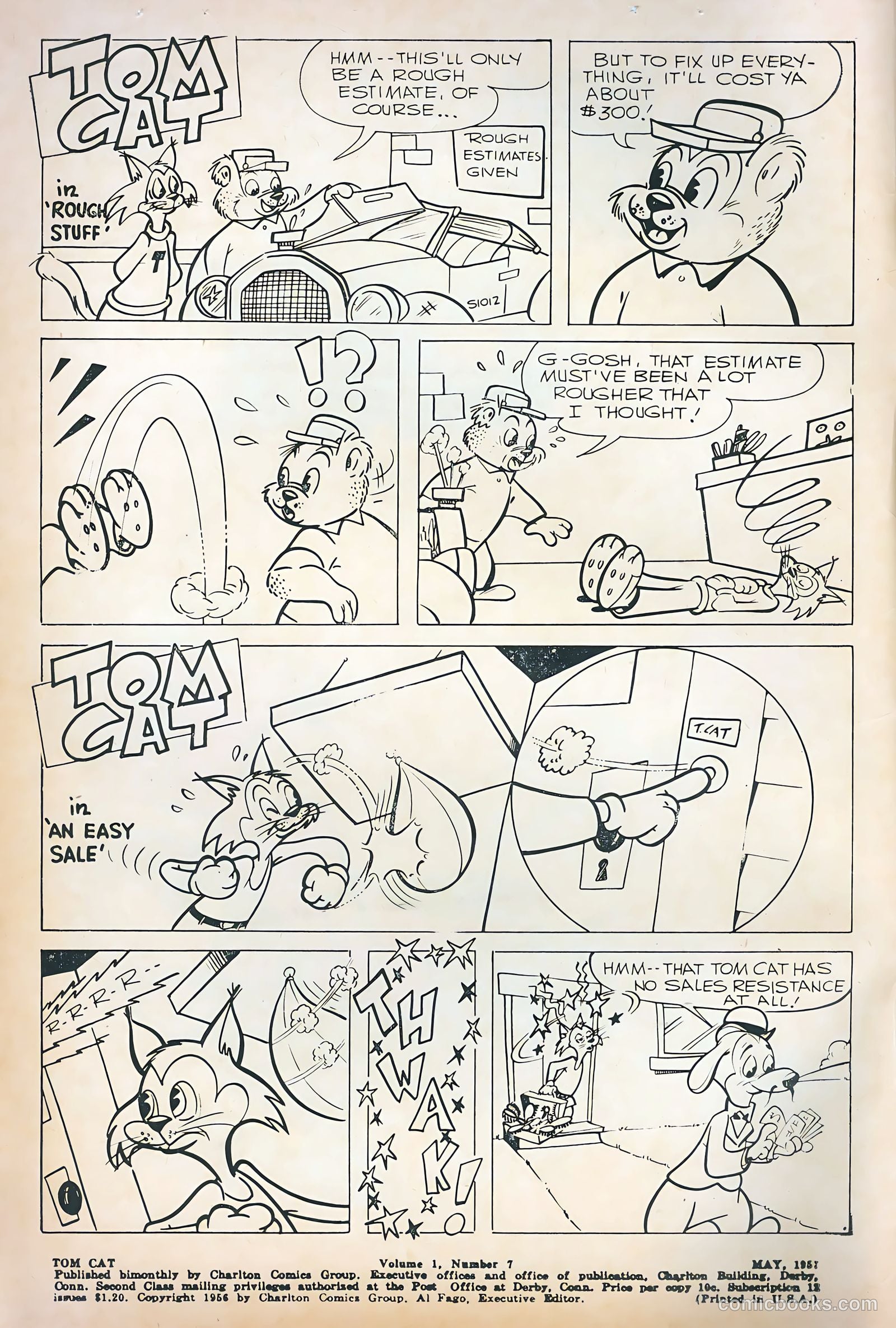 Tom Cat #7 (1957) — page 2 of 36