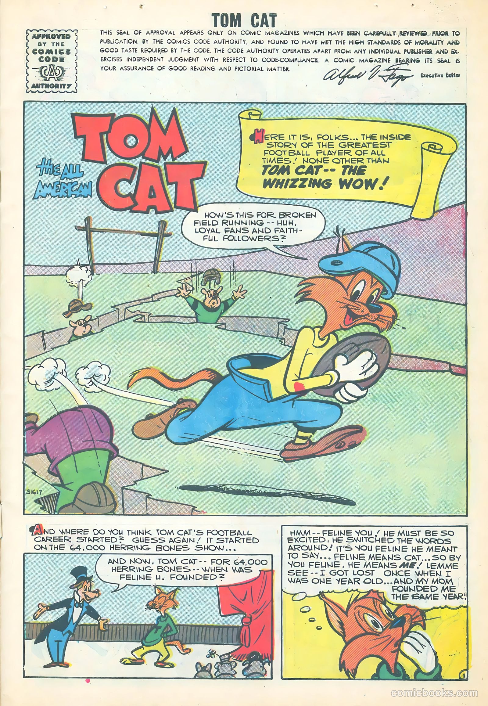 Tom Cat #7 (1957) — page 3 of 36