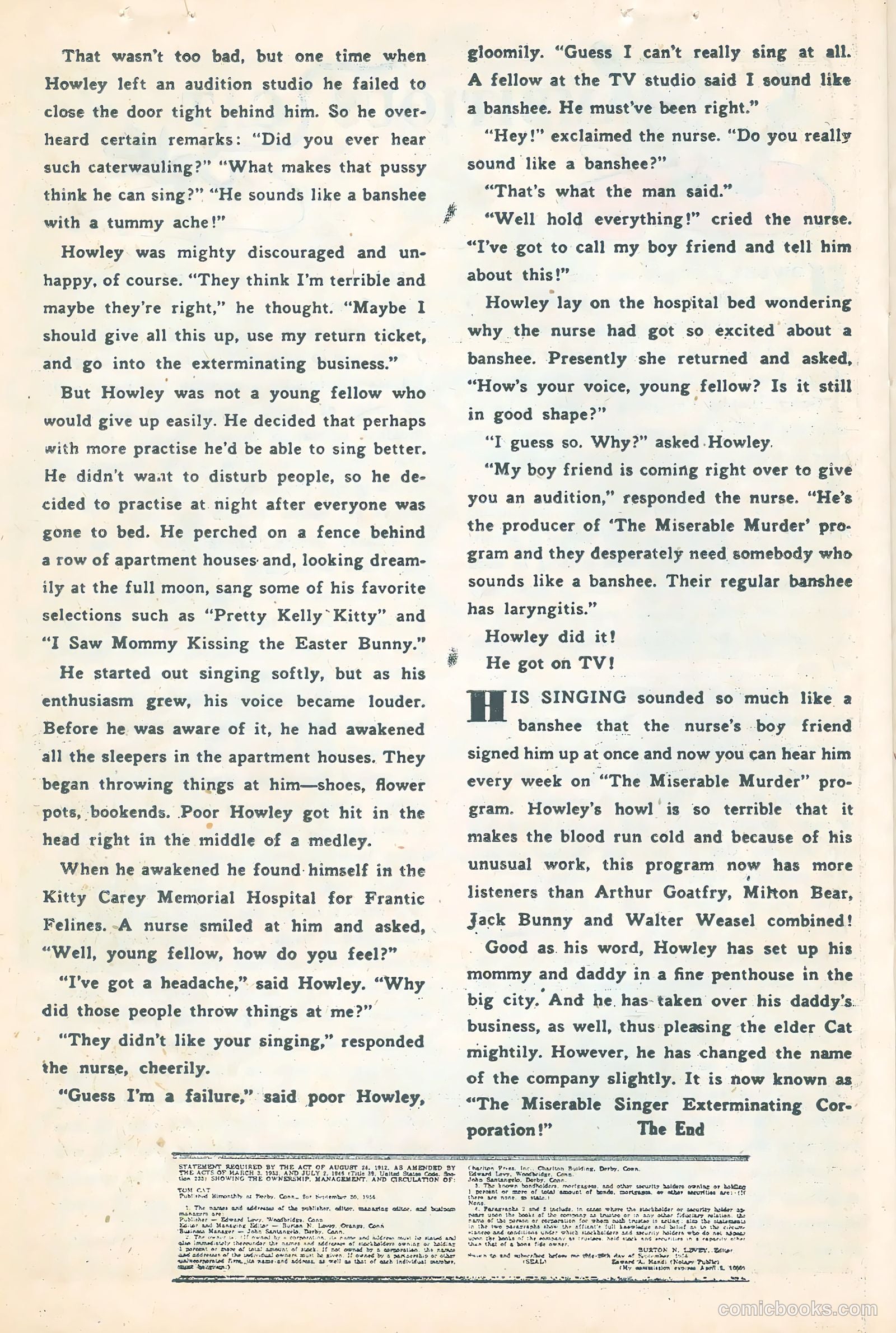 Tom Cat #7 (1957) — page 22 of 36