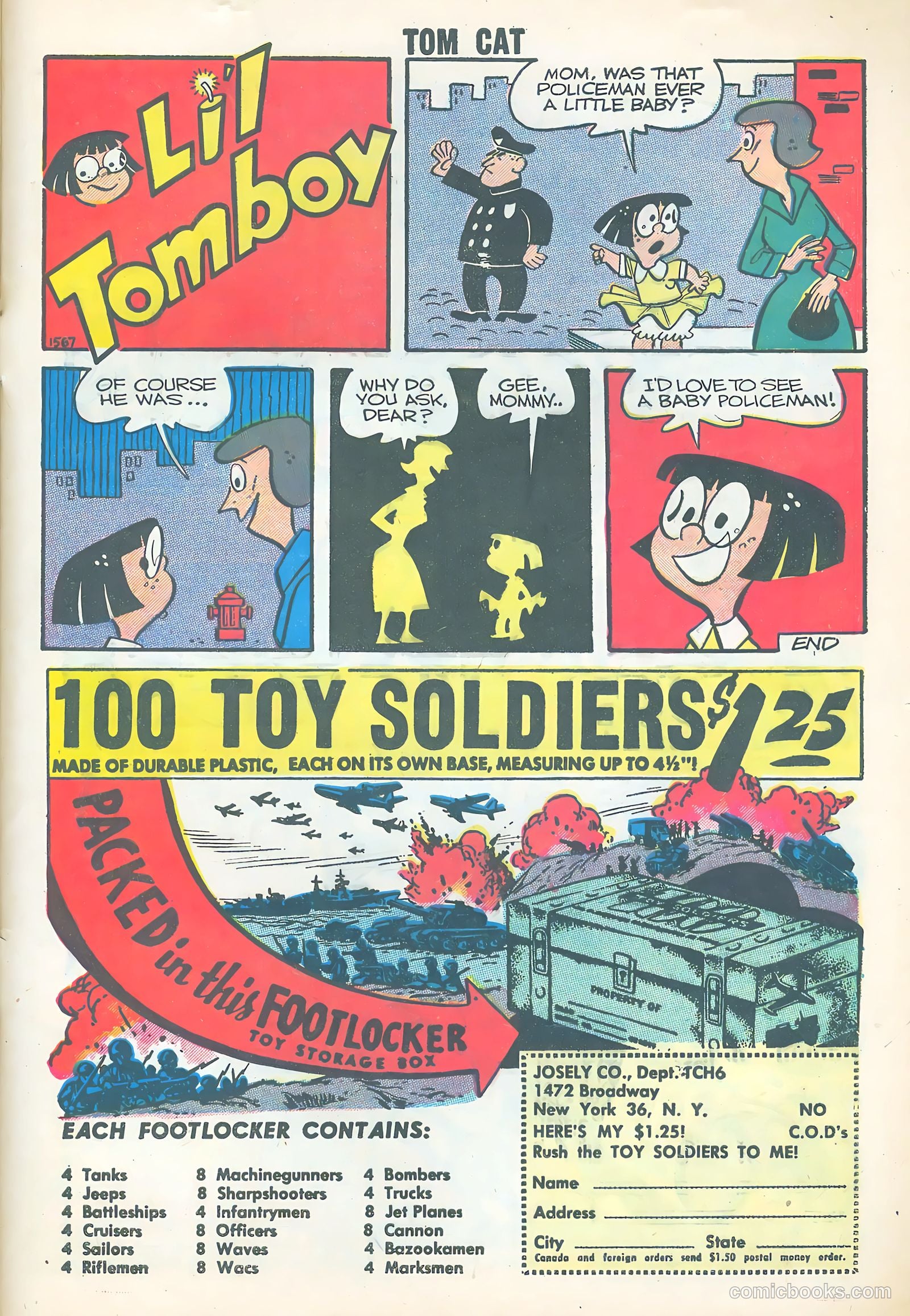 Tom Cat #7 (1957) — page 33 of 36