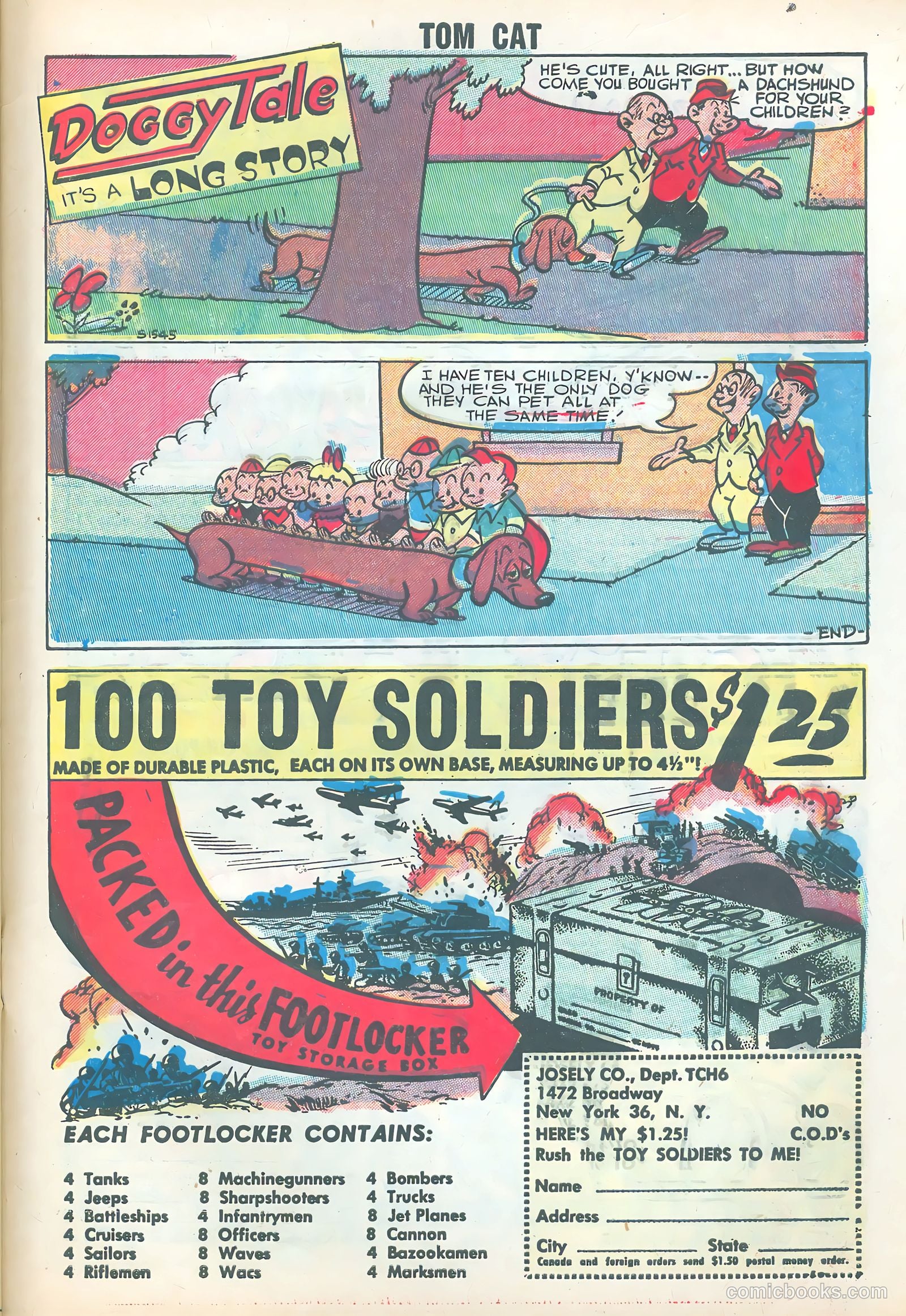 Tom Cat #8 (1957) — page 33 of 36