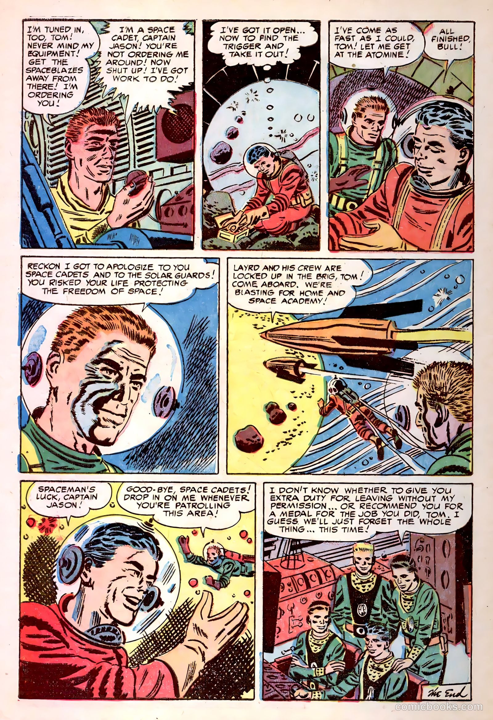 Tom Corbett, Space Cadet #1 (1955) — page 32 of 36