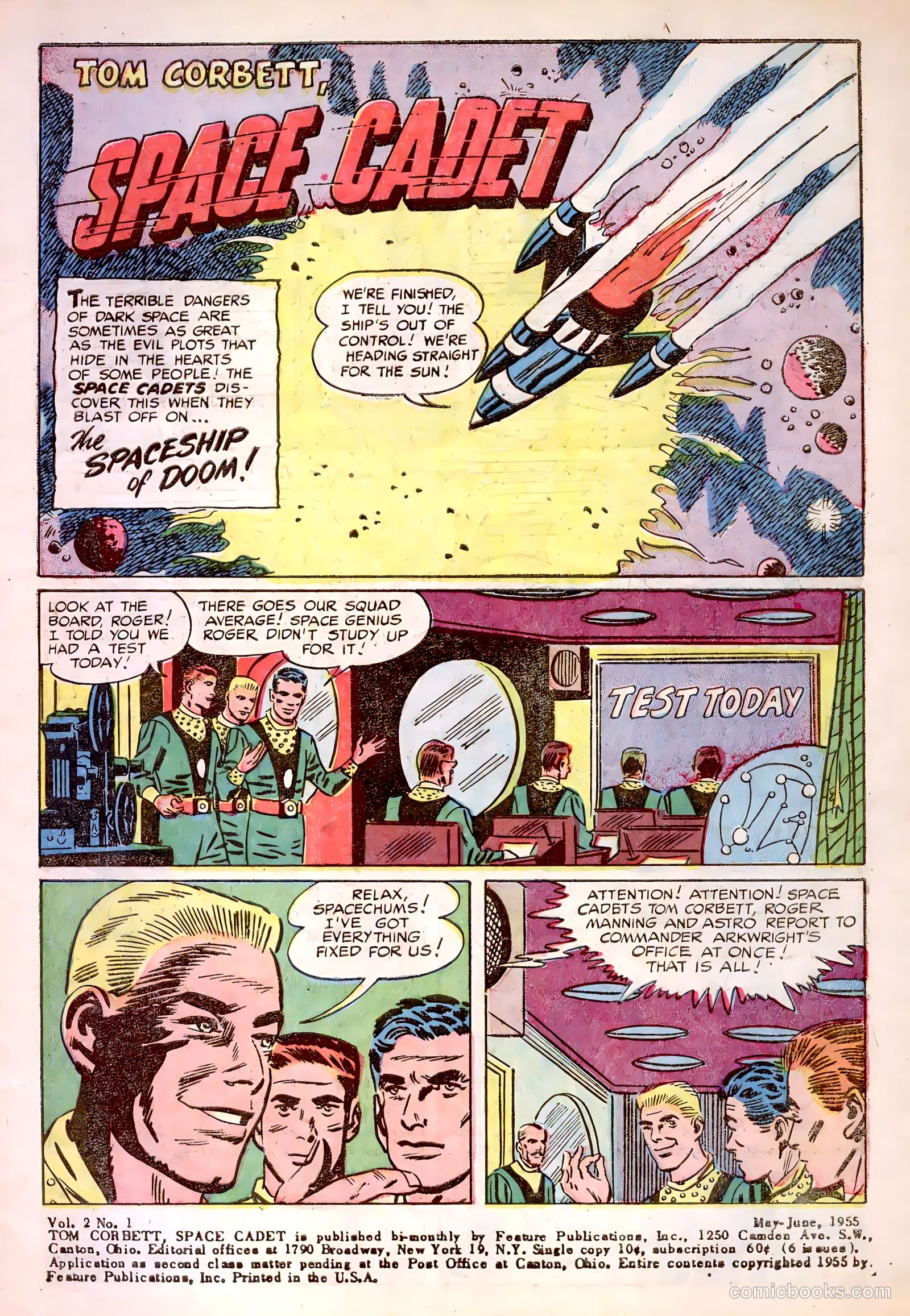 Tom Corbett, Space Cadet #1 (1953) — page 3 of 35