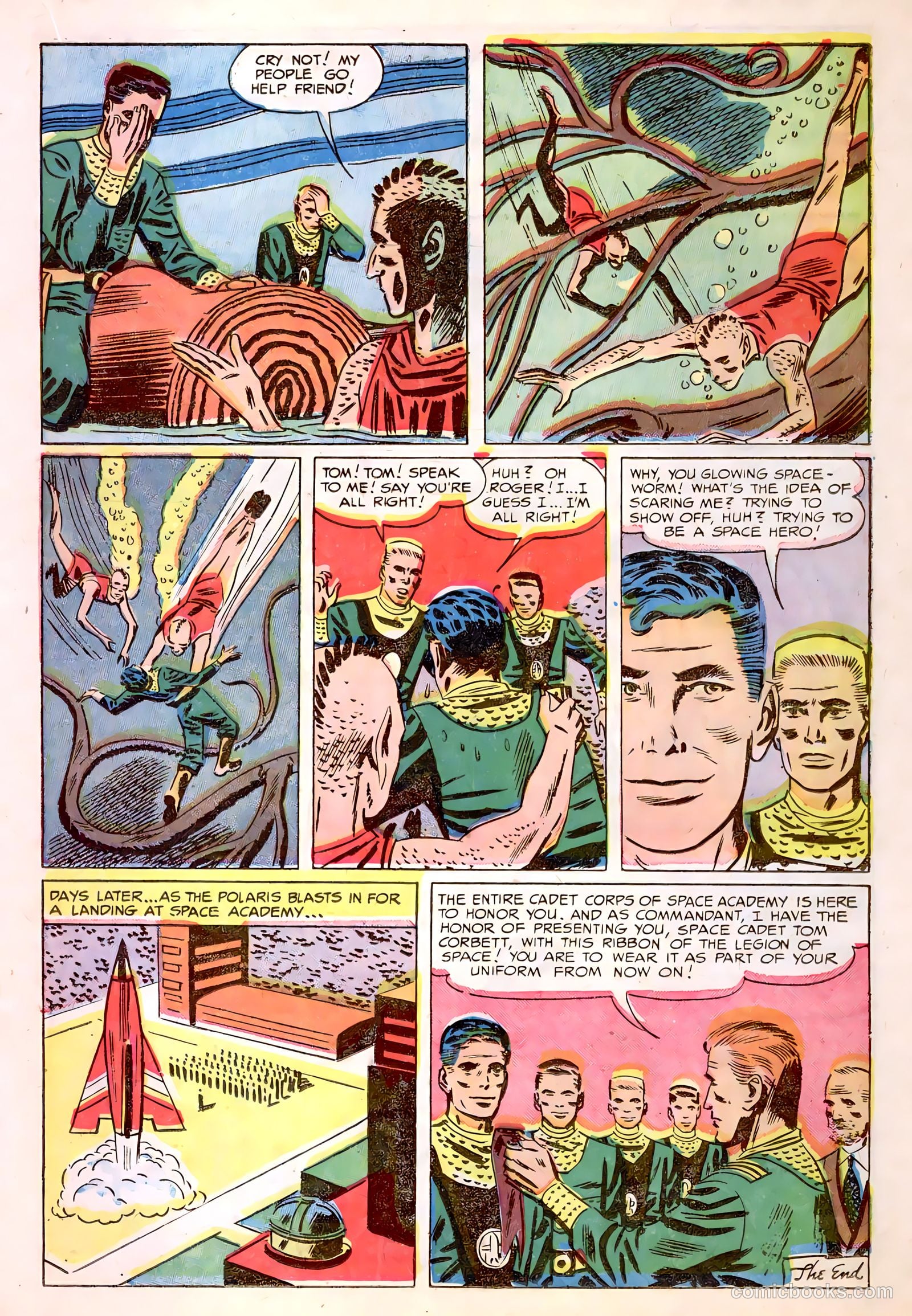 Tom Corbett, Space Cadet #1 (1953) — page 19 of 35