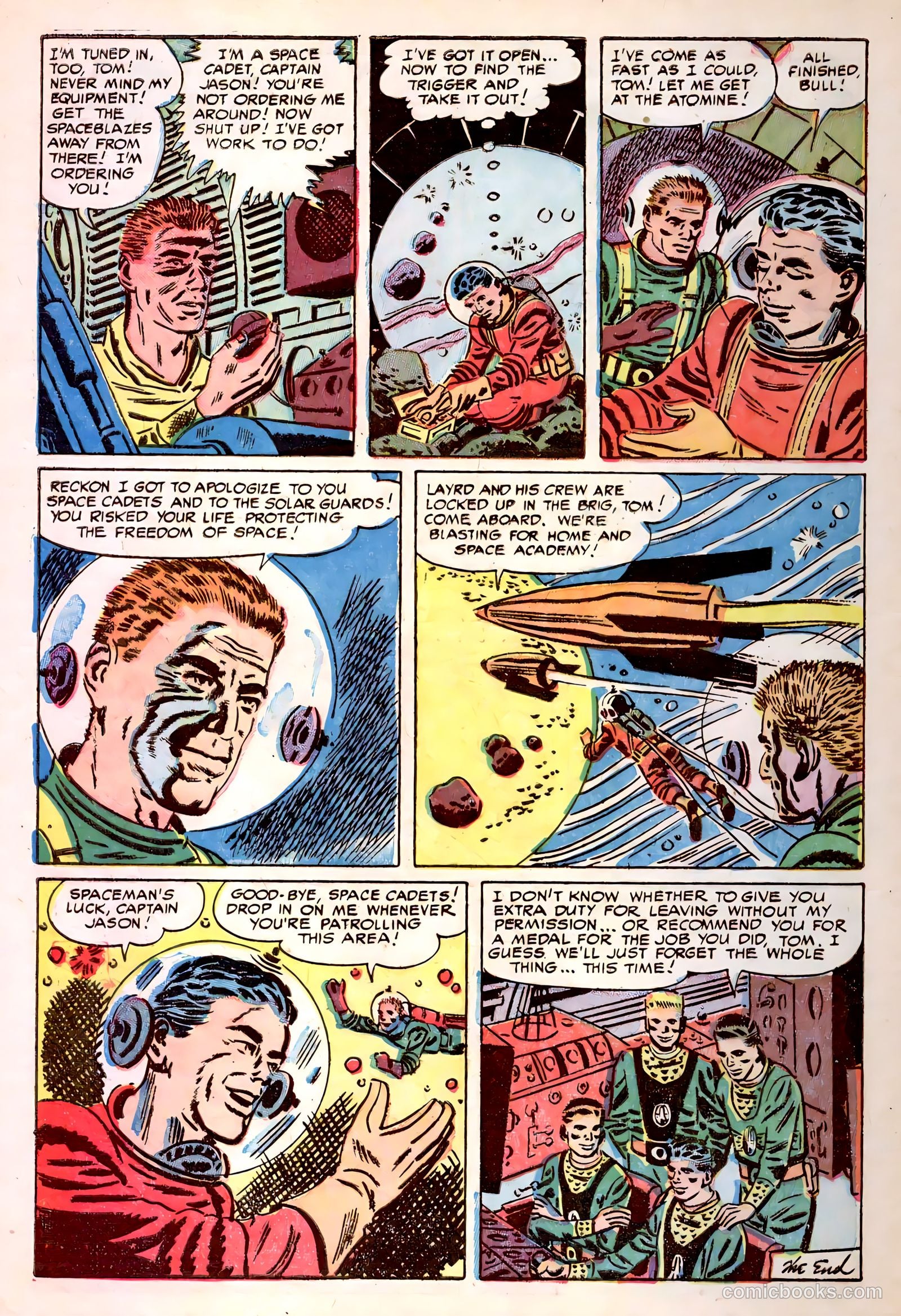 Tom Corbett, Space Cadet #1 (1953) — page 32 of 35