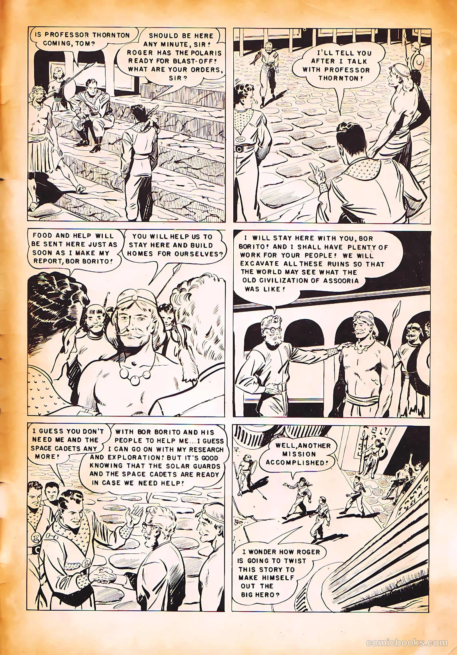 Tom Corbett, Space Cadet #4 (1953) — page 35 of 36