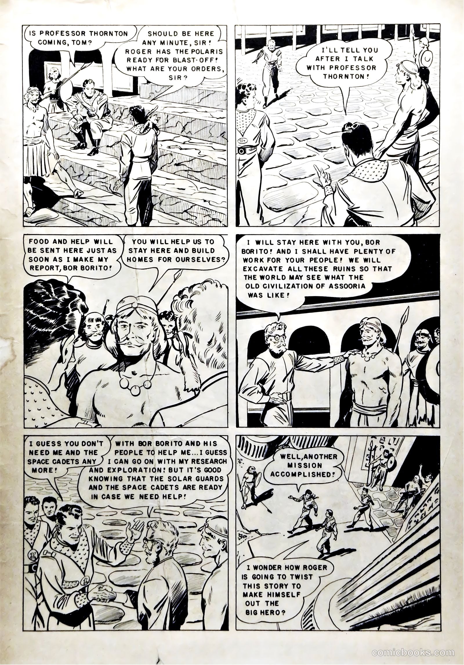 Tom Corbett Space Cadet #4 (1953) — page 35 of 36