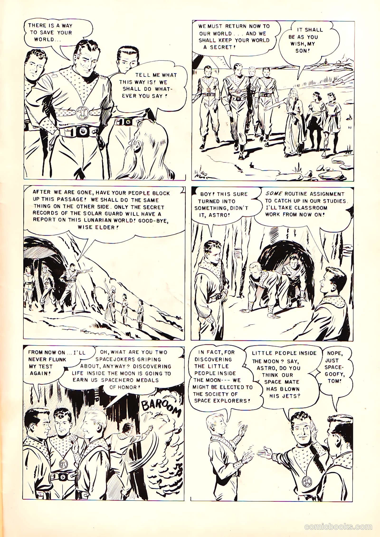 Tom Corbett Space Cadet #5 (1953) — page 35 of 36