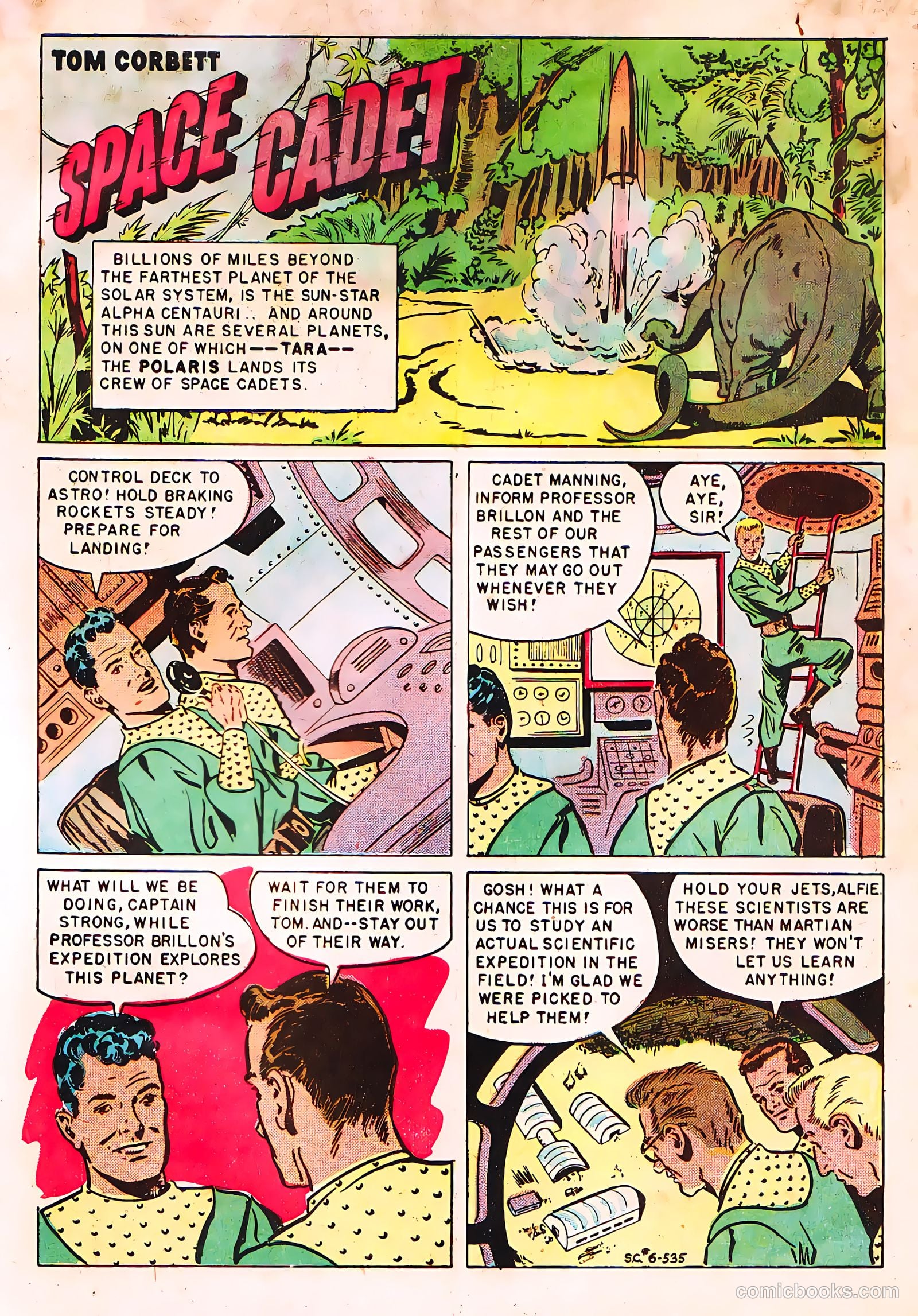 Tom Corbett, Space Cadet #6 (1953) — page 4 of 38