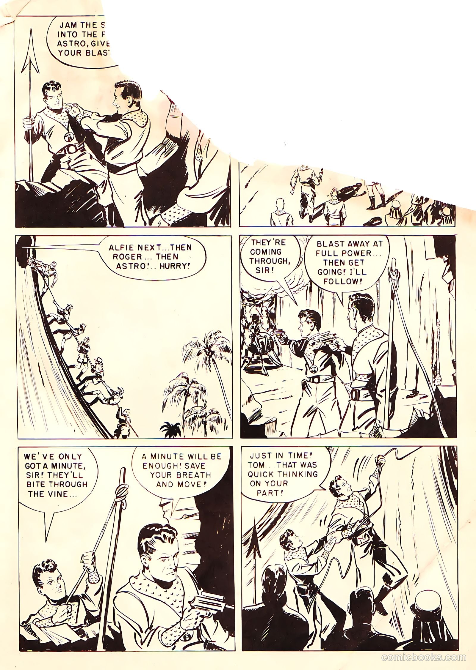 Tom Corbett, Space Cadet #6 (1953) — page 36 of 38