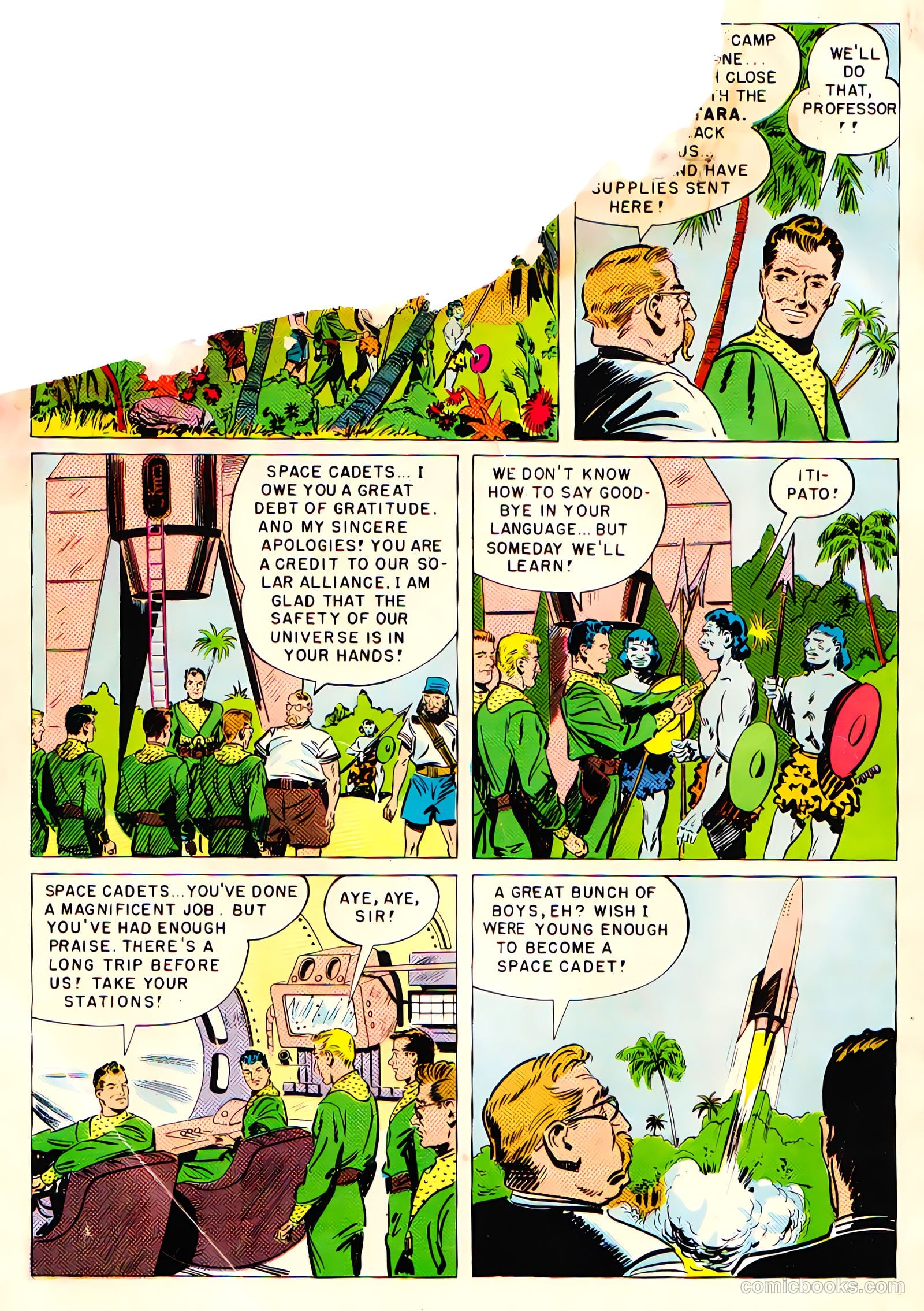 Tom Corbett, Space Cadet #6 (1953) — page 37 of 38