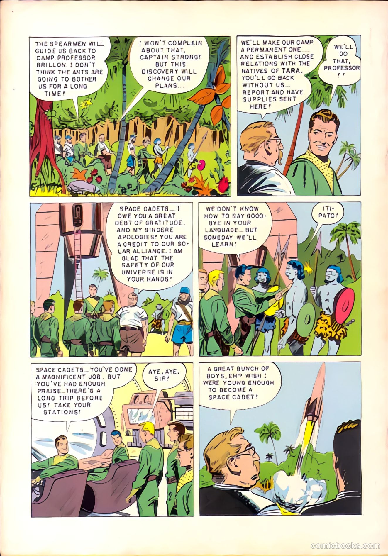 Tom Corbett, Space Cadet #6 (1953) — page 38 of 38