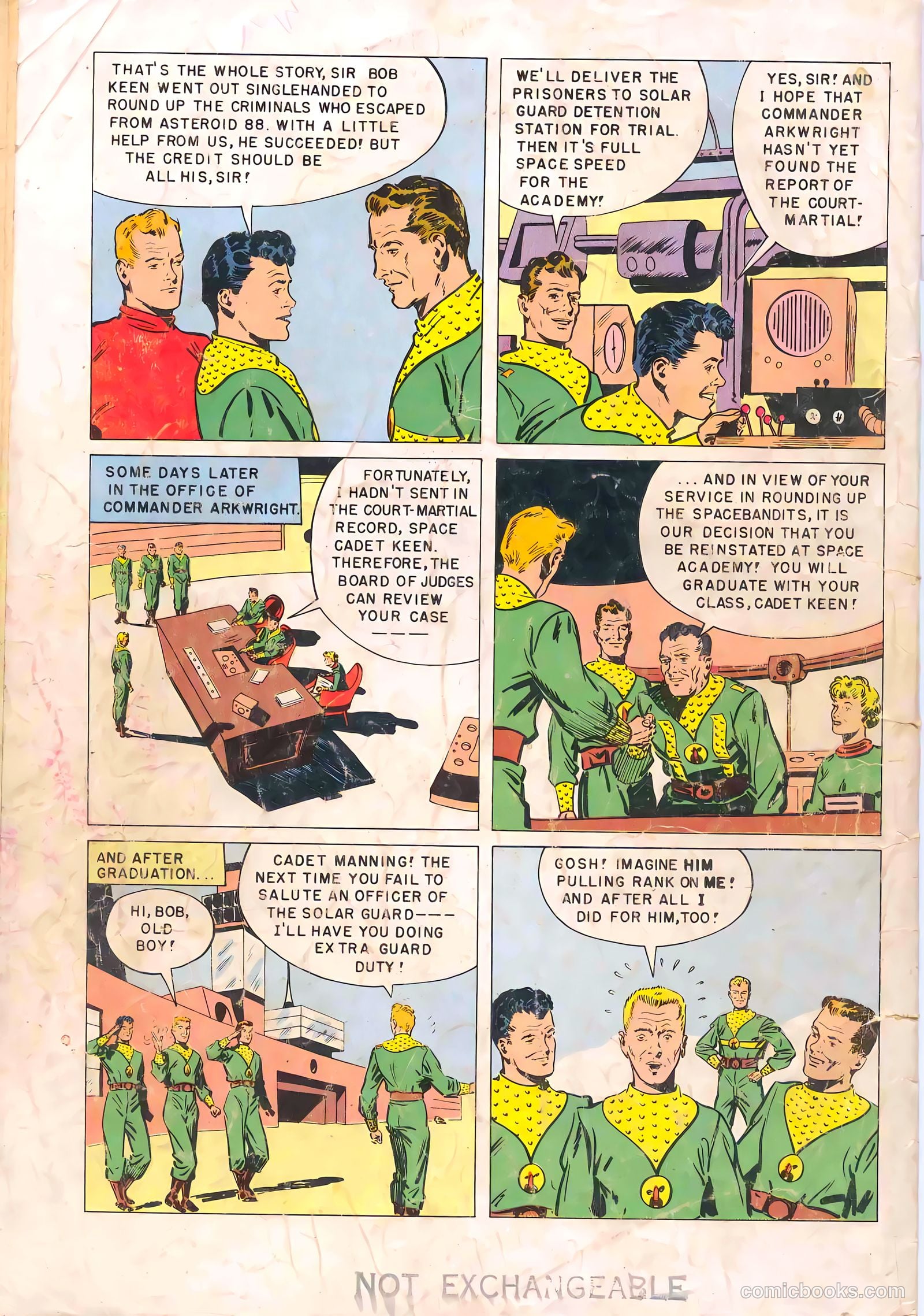 Tom Corbett Space Cadet #7 (1953) — page 36 of 36